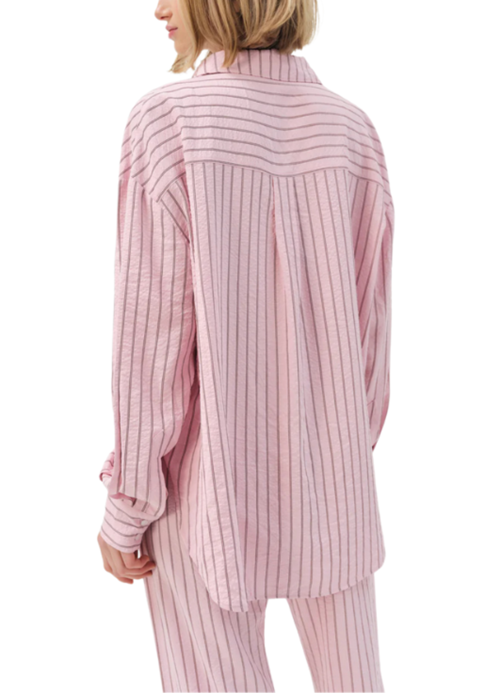 For Love & Lemons FLL Mindy Striped Shirt