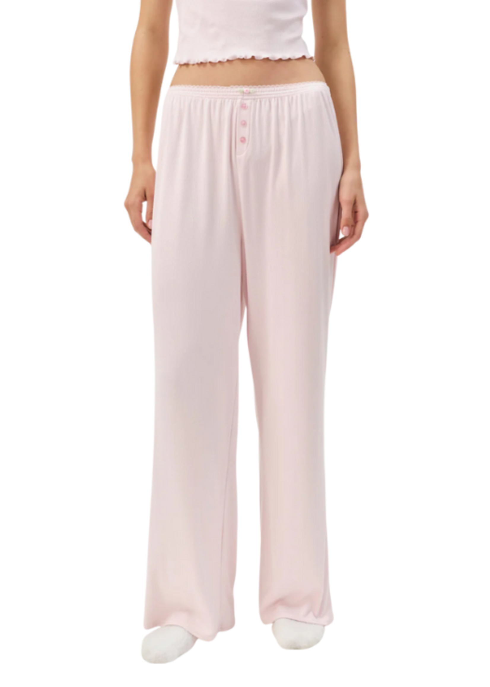 For Love & Lemons FLL Elliana Wide Leg Pant