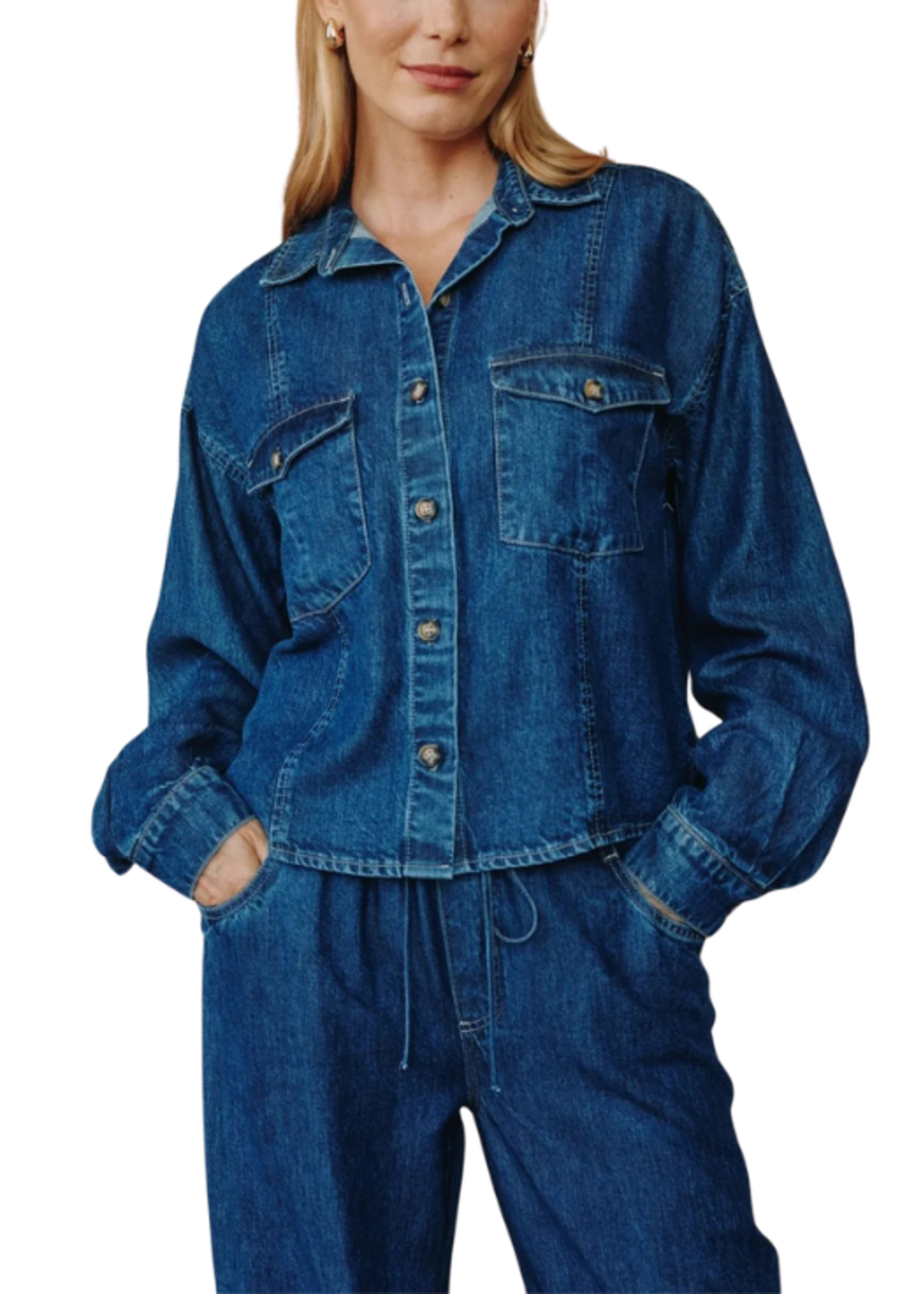 Bella Dahl Bella Dahl Pocket Shacket