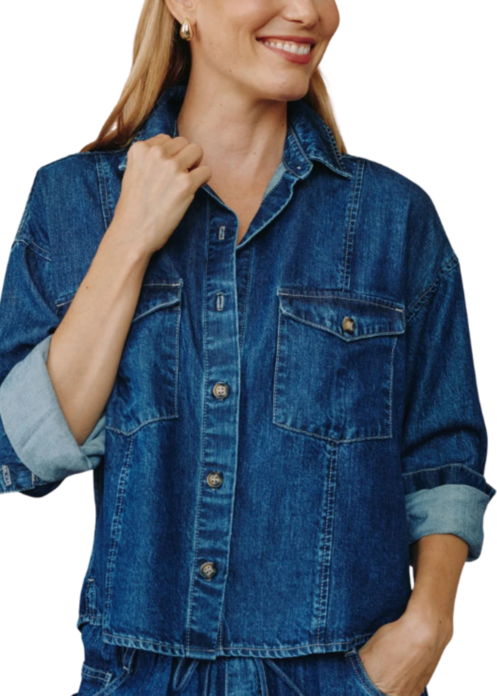 Bella Dahl Bella Dahl Pocket Shacket