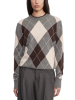 Enza Costa Enza Costa Argyle Sweater
