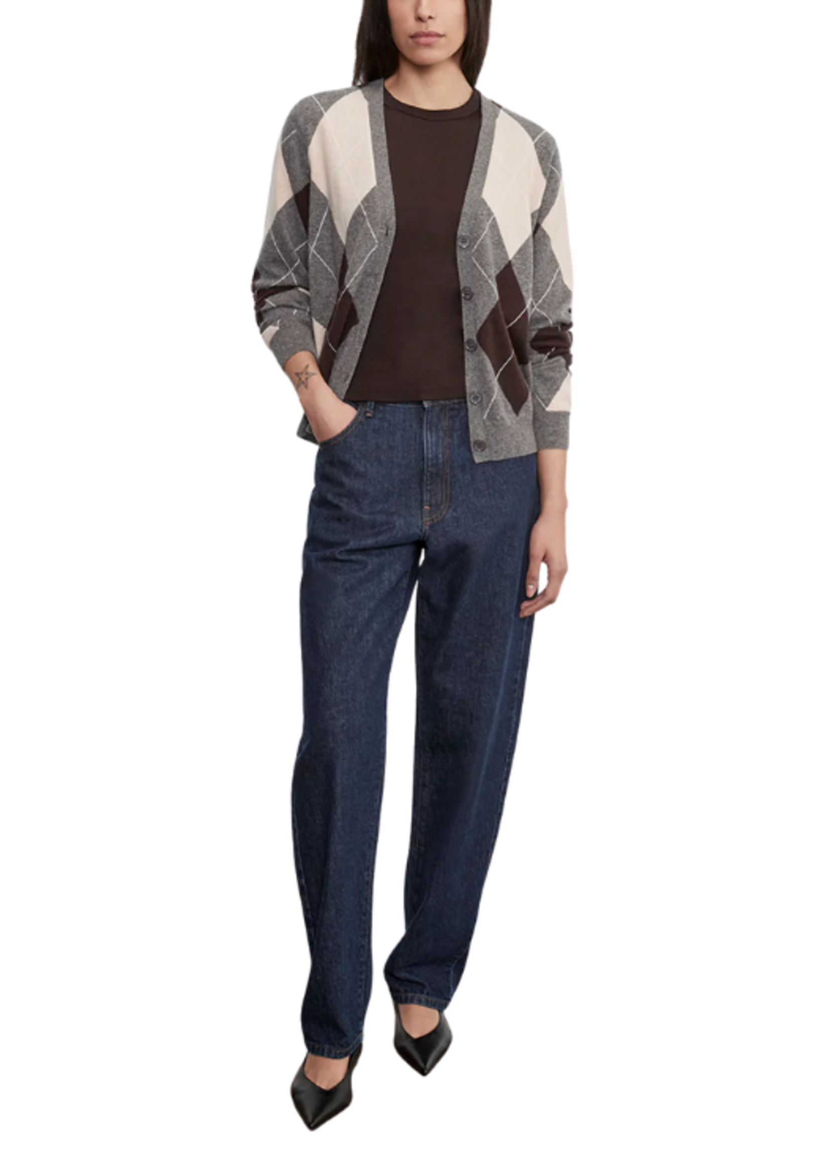 Enza Costa Enza Costa Argyle Cardigan