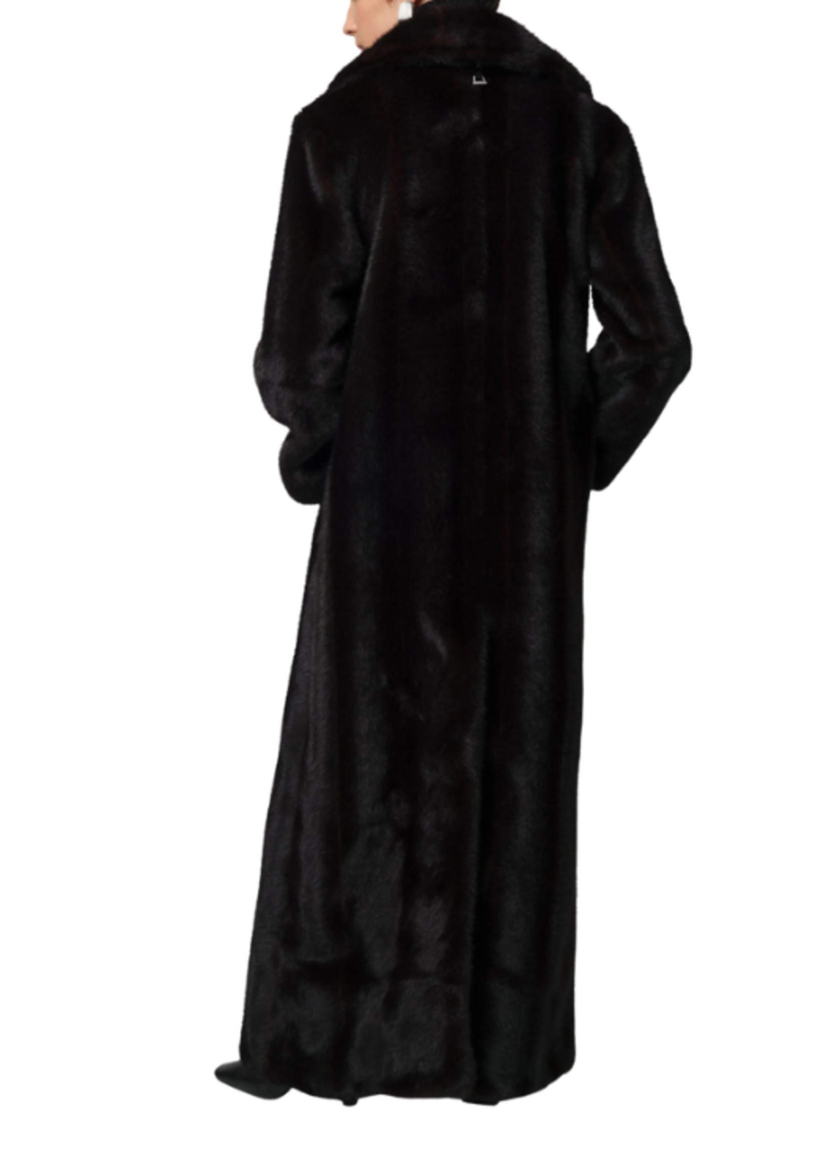 Apparis Apparis Gabrielle Shaved Mink Maxi Coat