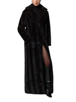 Apparis Apparis Gabrielle Shaved Mink Maxi Coat