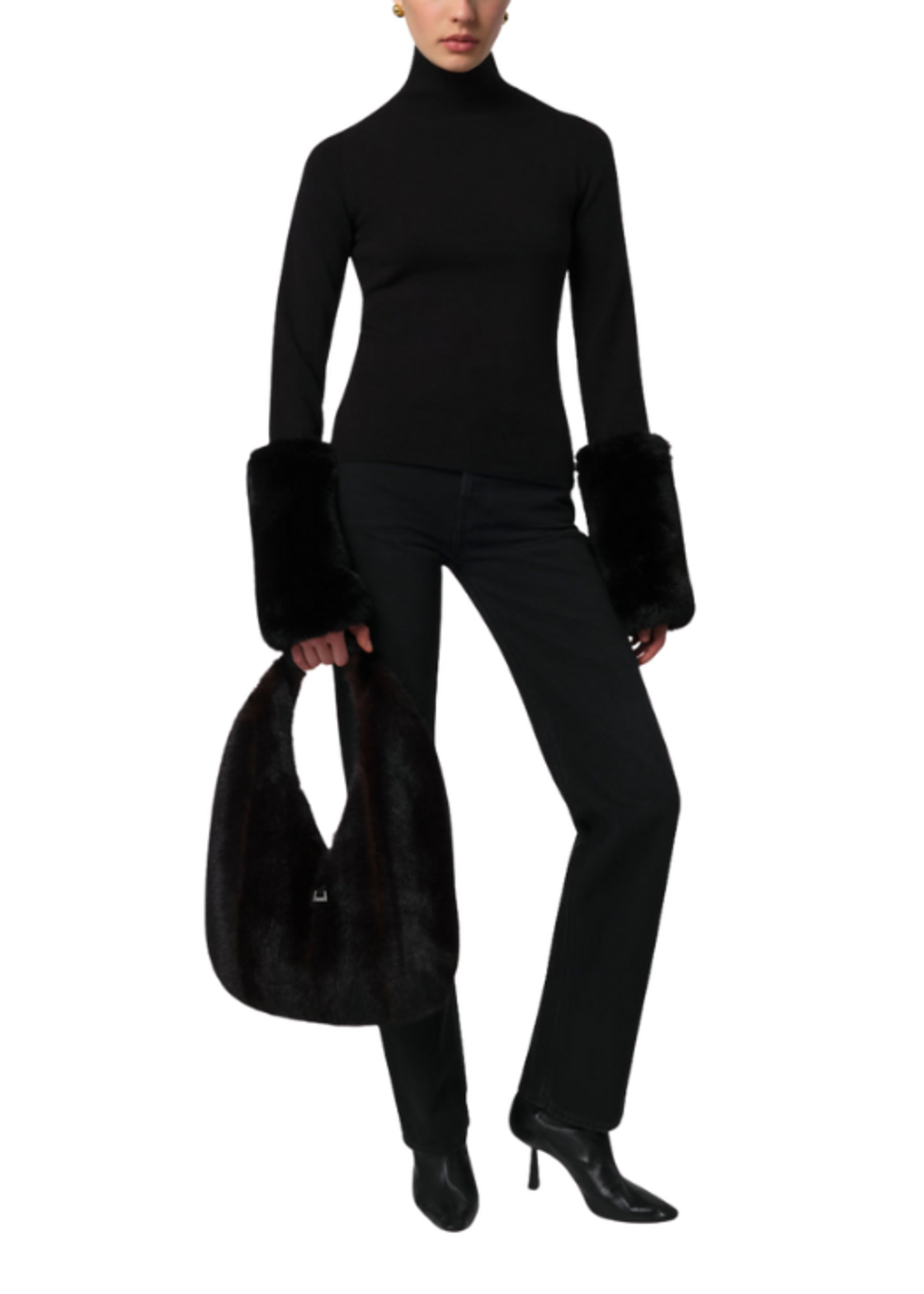 Apparis Apparis Colette Fringe Fur Bag