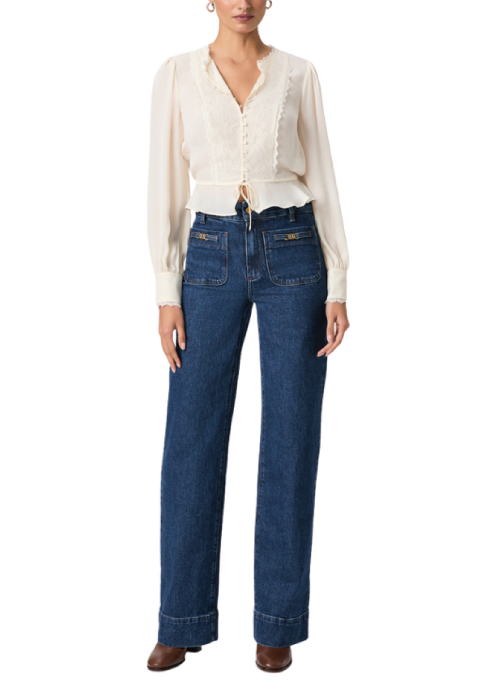 Paige Paige Sasha 32" Pocket Jean