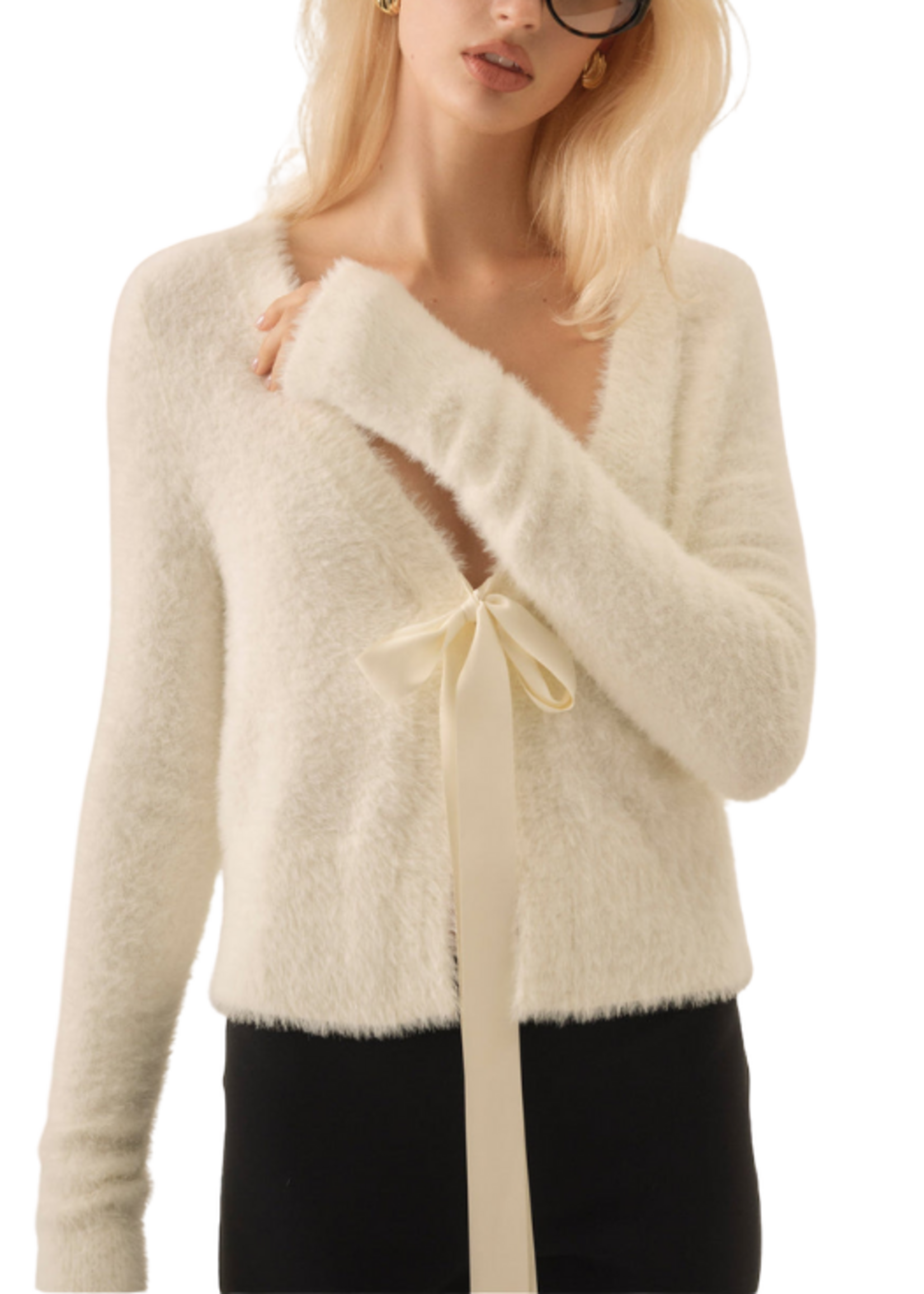 For Love & Lemons FLL Tayla Knit Cardigan