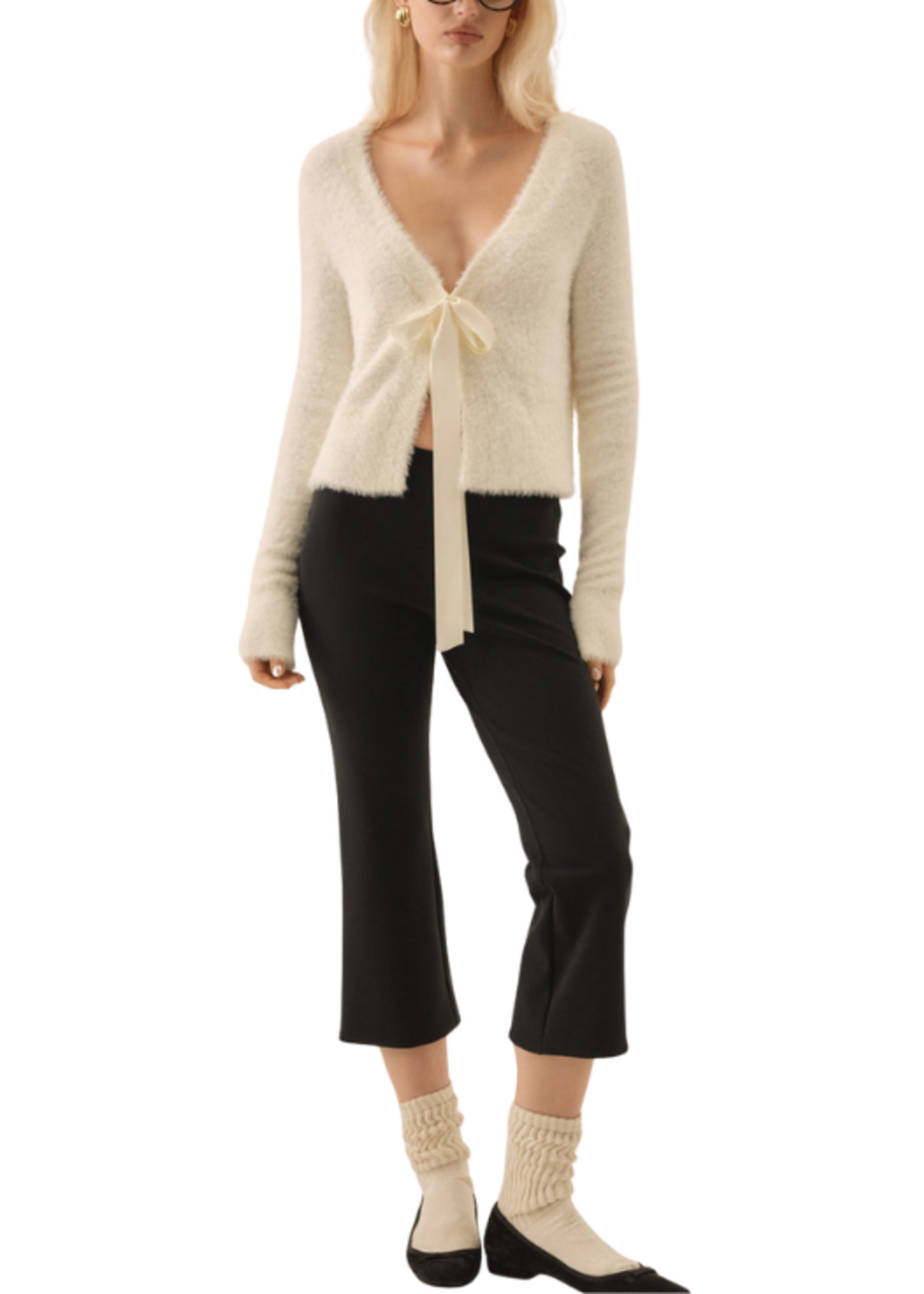 For Love & Lemons FLL Tayla Knit Cardigan