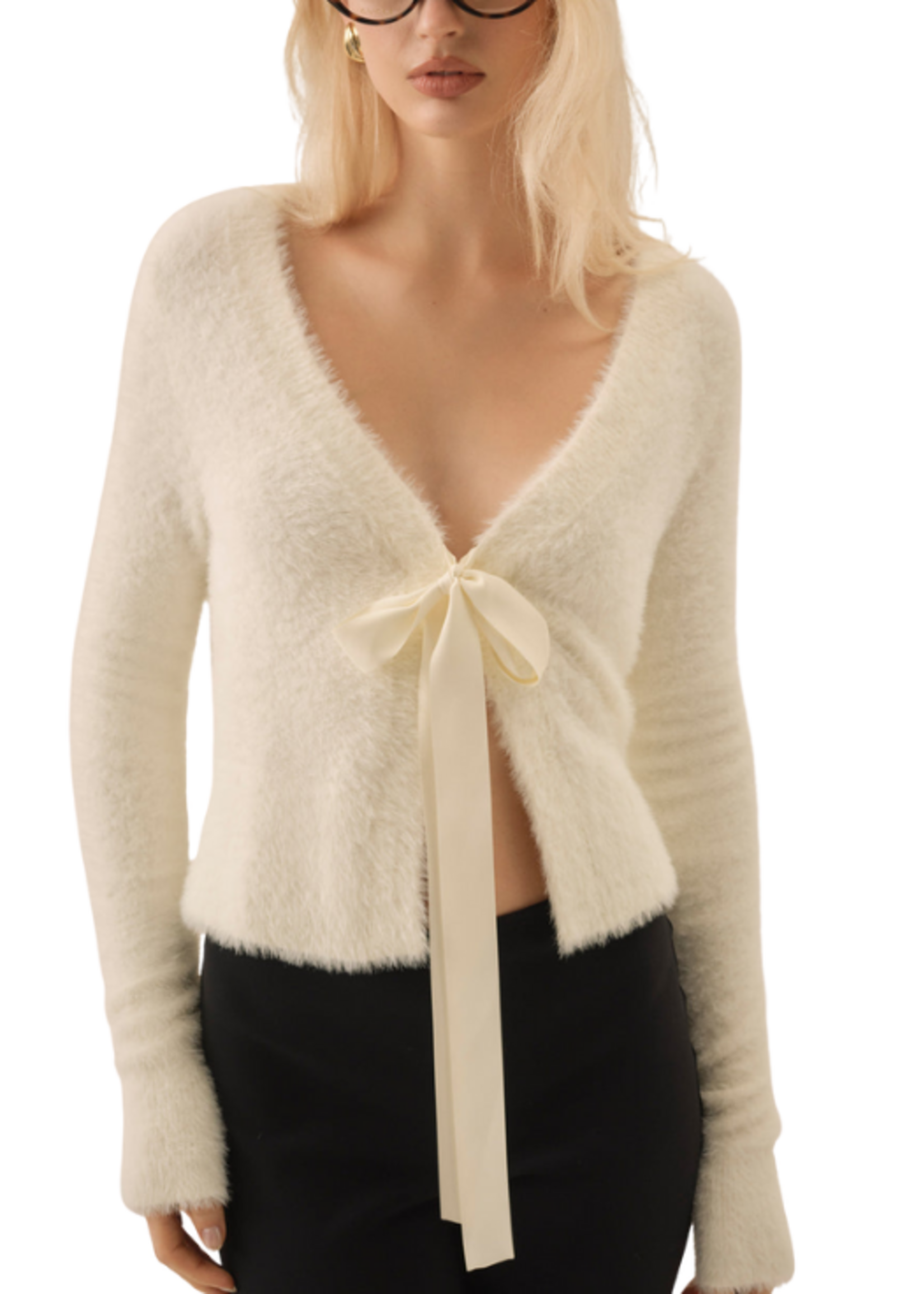 For Love & Lemons FLL Tayla Knit Cardigan