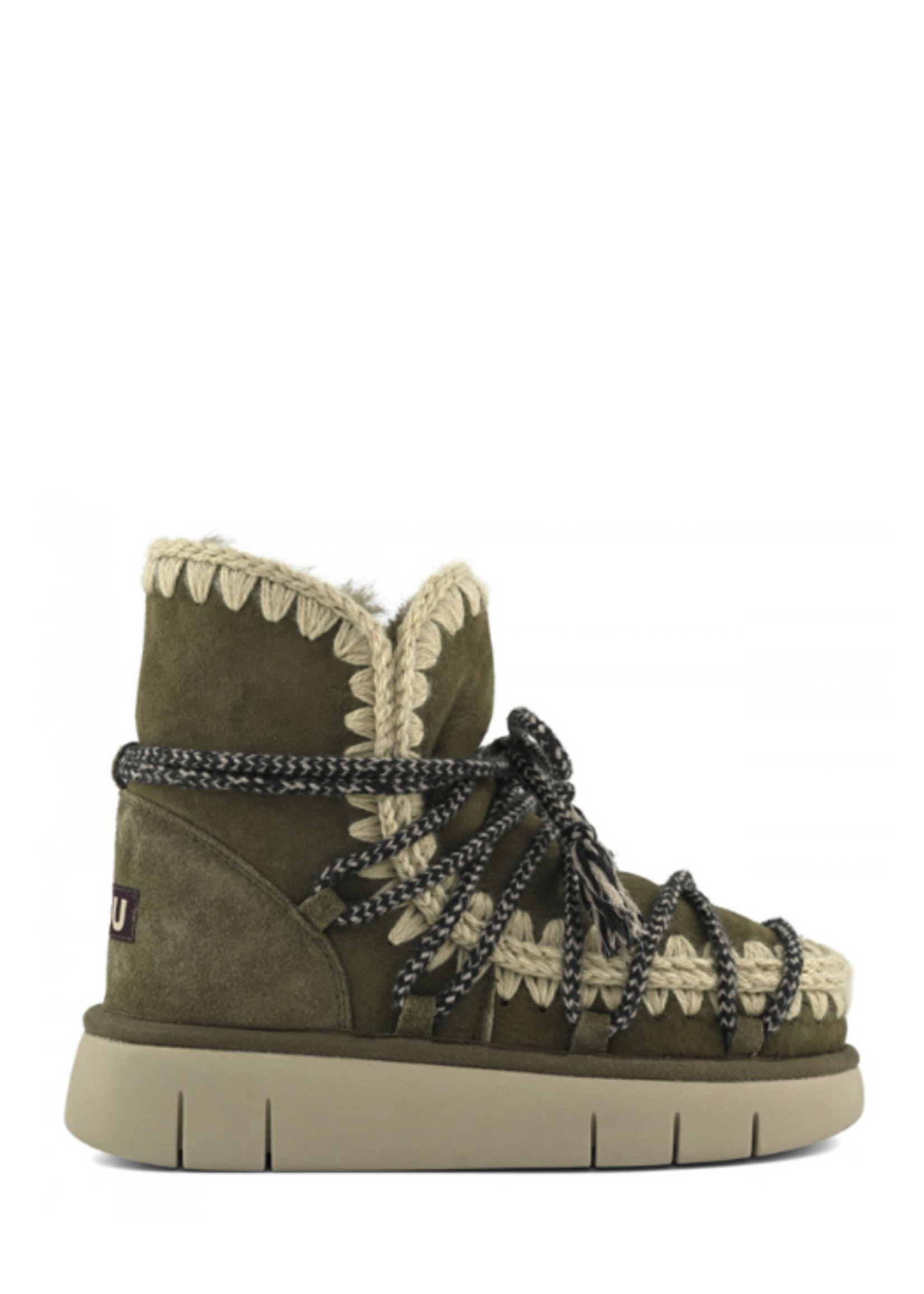Mou MOU Bounce Suede Lace Boot