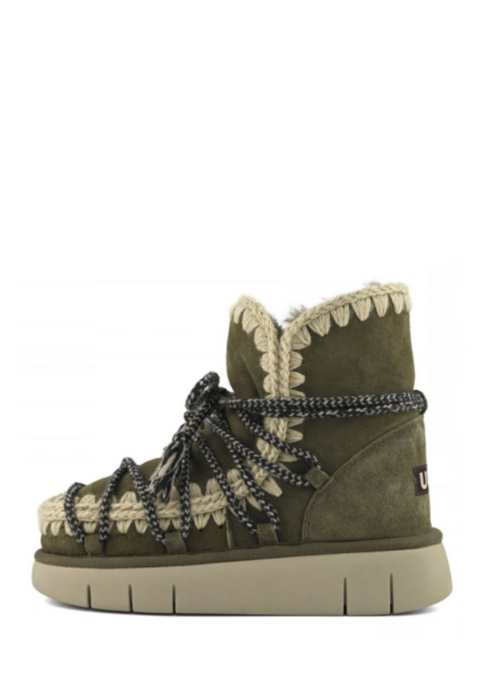 Mou MOU Bounce Suede Lace Boot