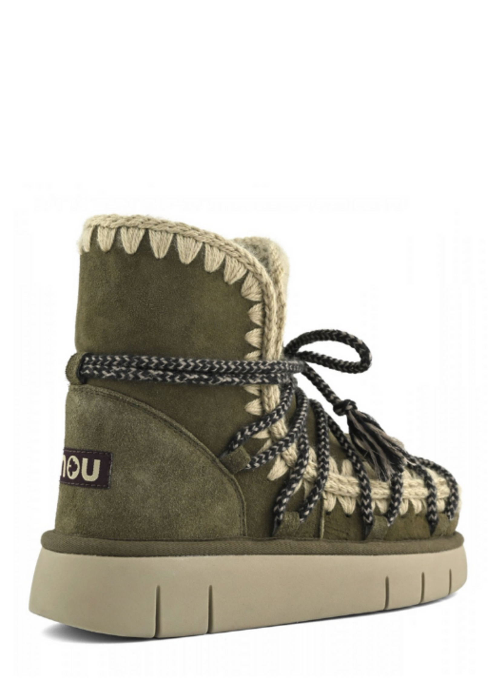 Mou MOU Bounce Suede Lace Boot