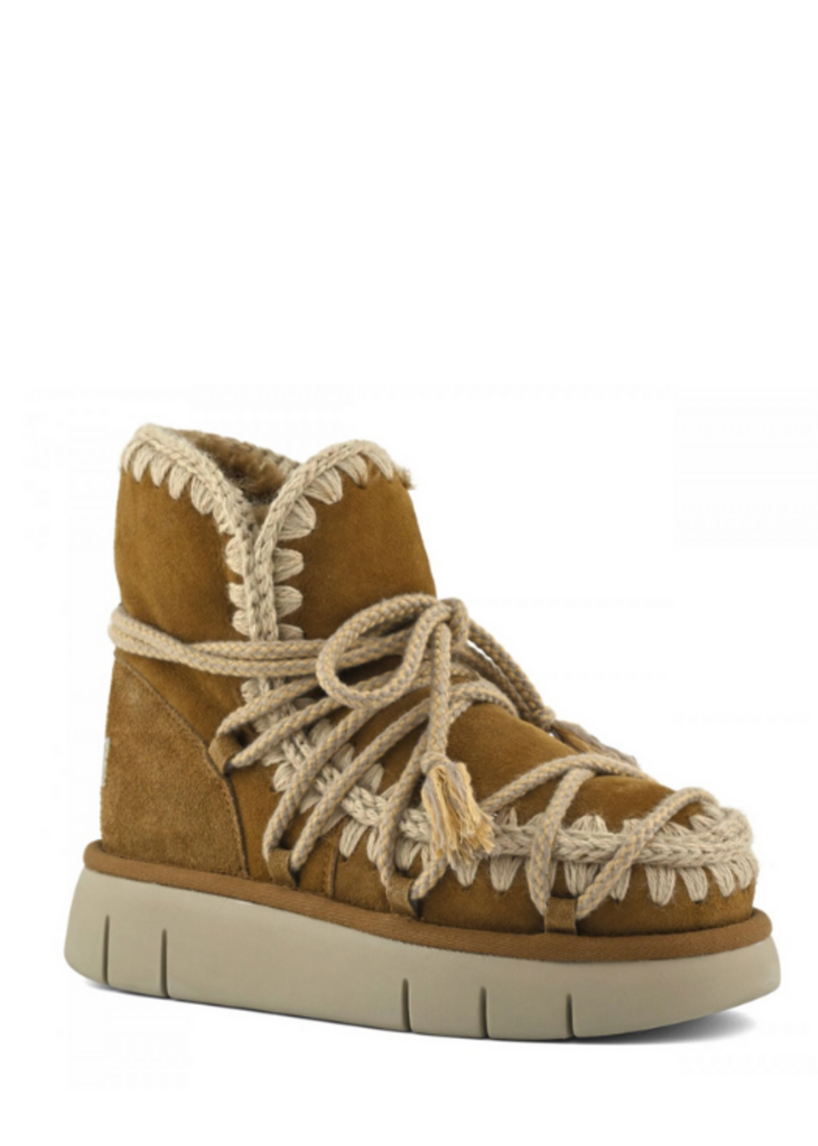 Mou MOU Bounce Suede Lace Boot