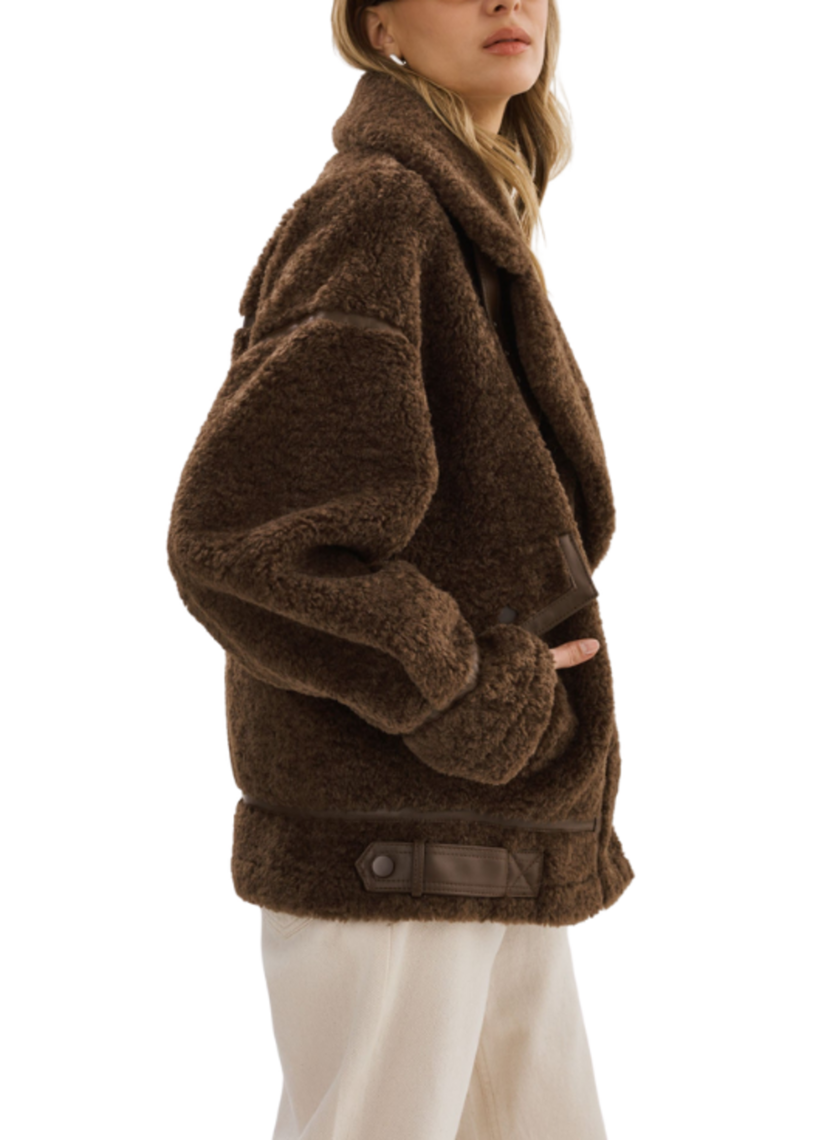 Lamarque Lamarque Badu Faux Fur Jacket