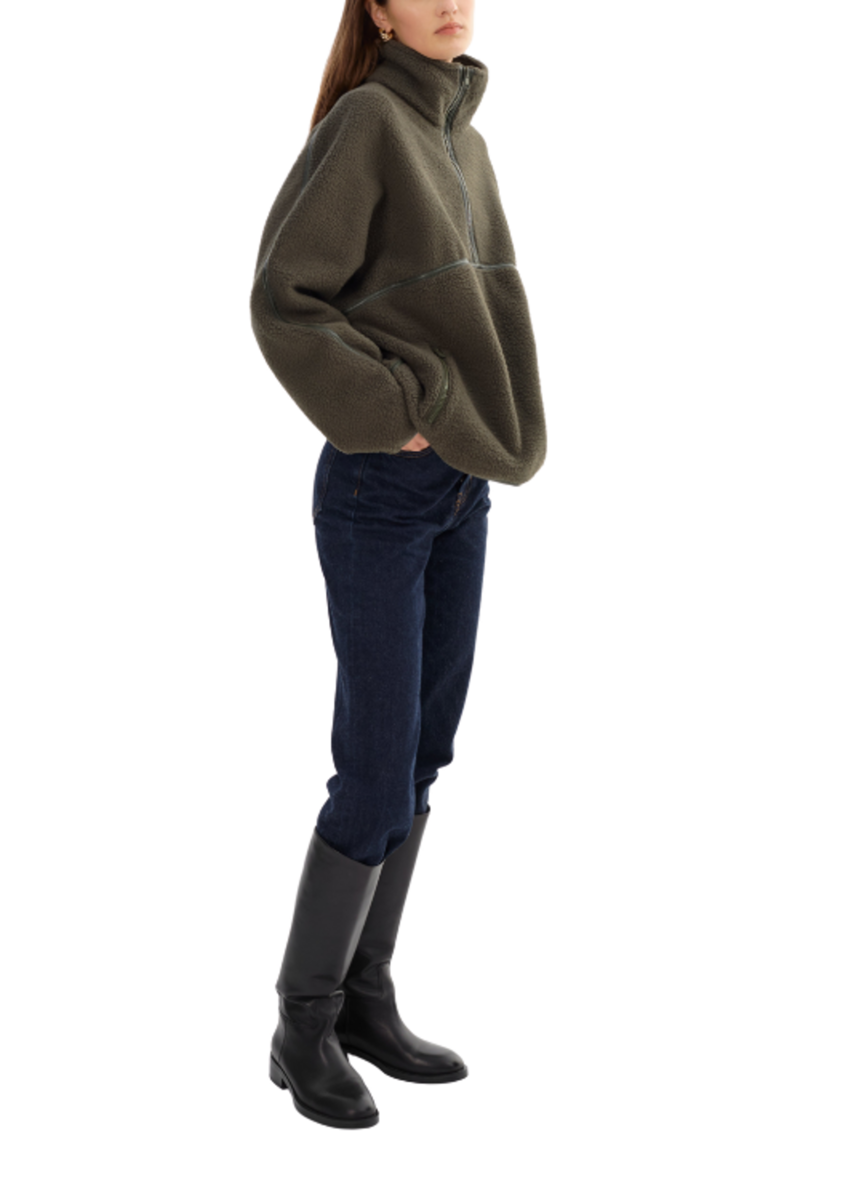 Lamarque Lamarque Helsa Fleece Pullover