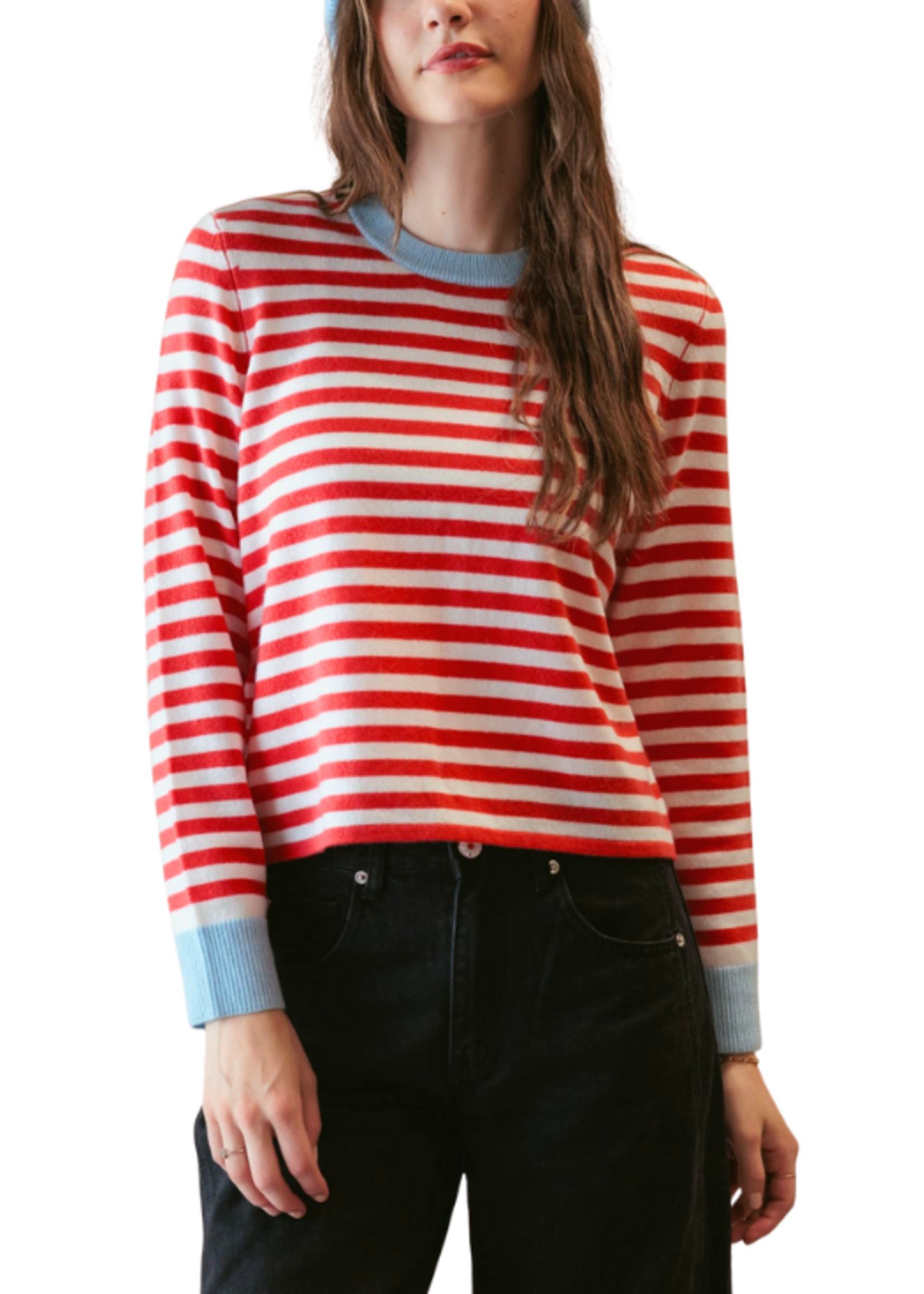 27 Miles 27 Miles Suzette Striped Sweater