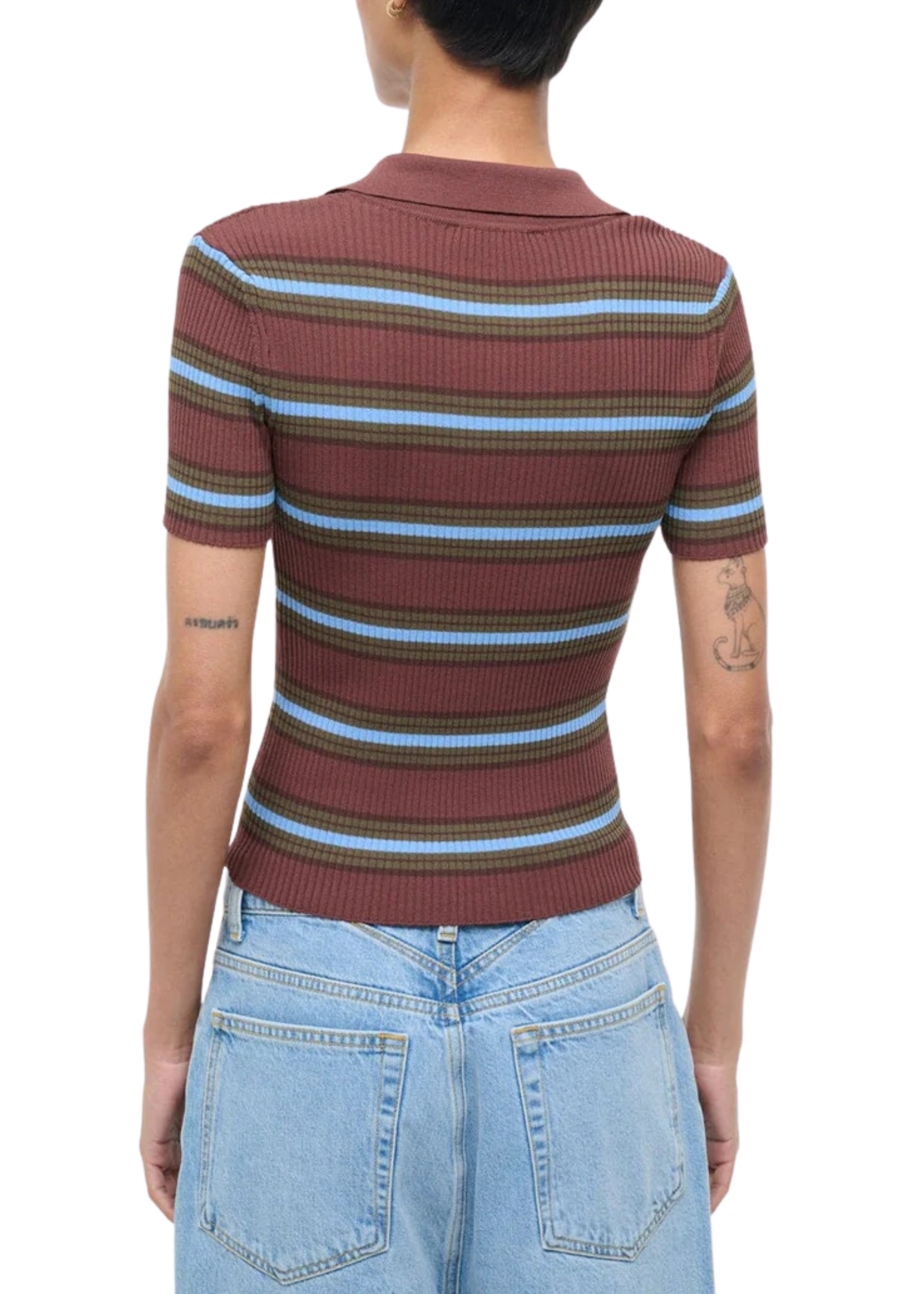 STAUD Staud Ren Stripe Top