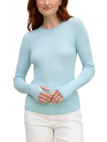 Margaret O'Leary MOL Shirttail Waffle Crew