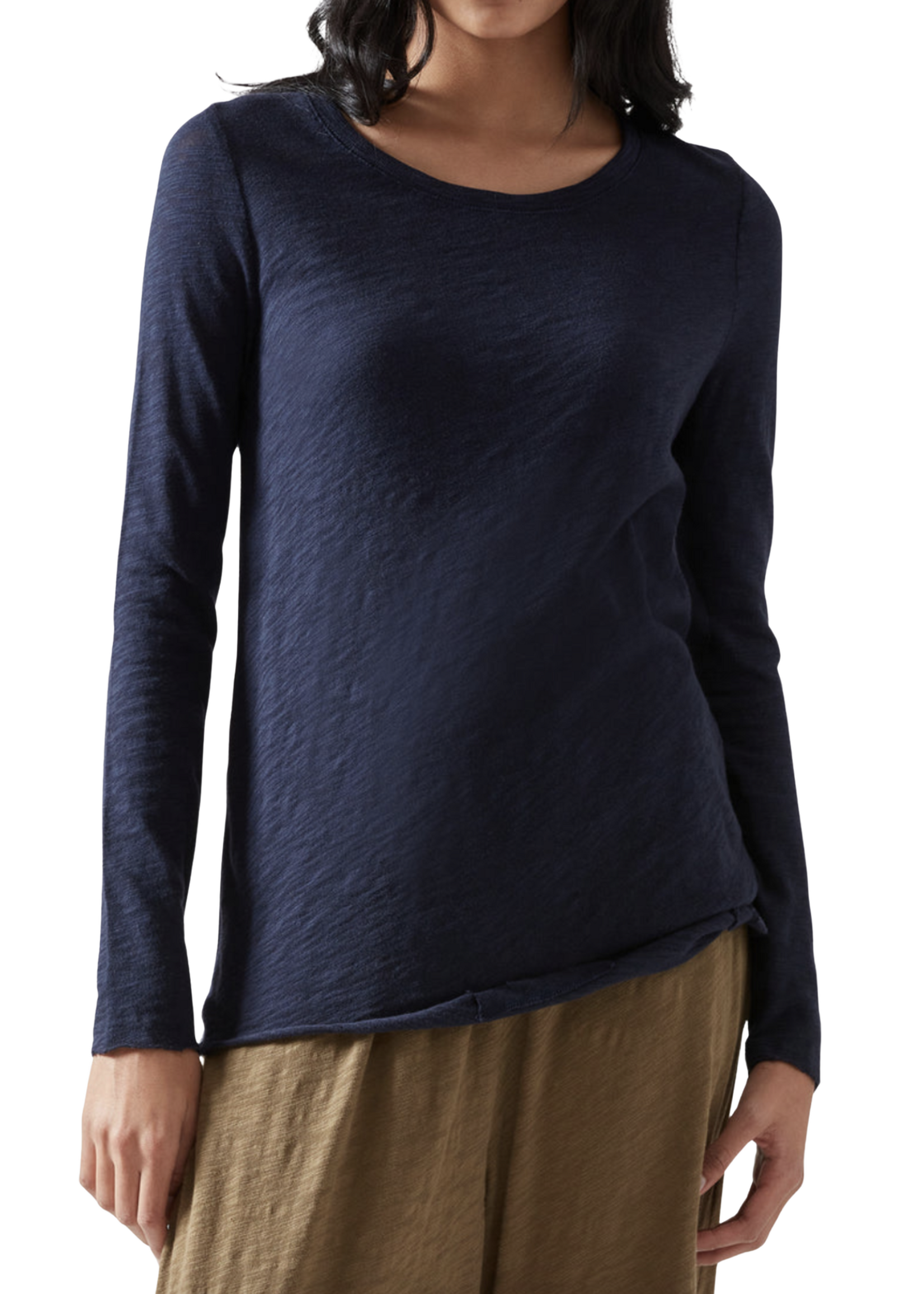 ATM ATM Slub Jersey L/S Destroyed Wash Crew