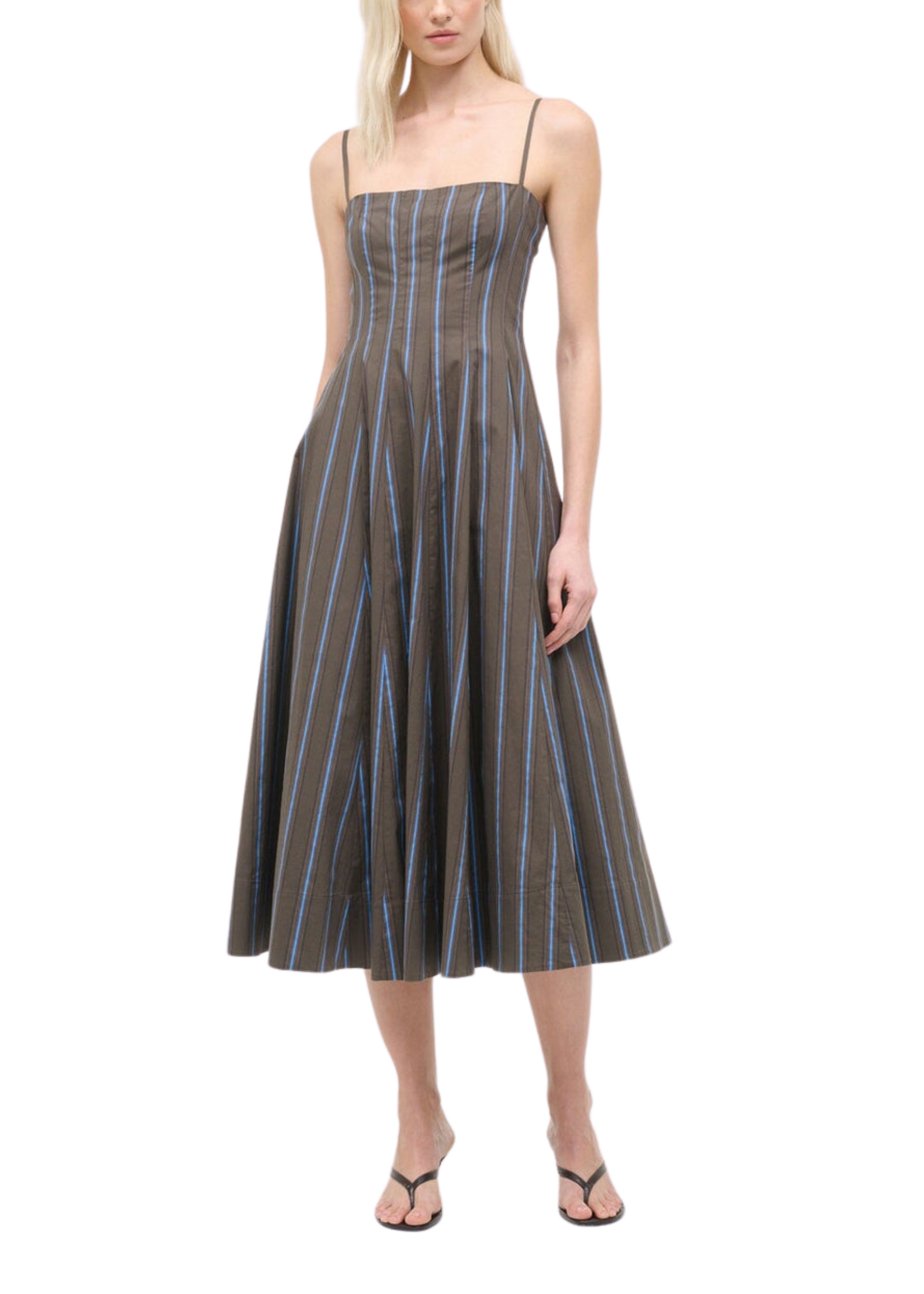STAUD Staud Wylie Stripe Dress