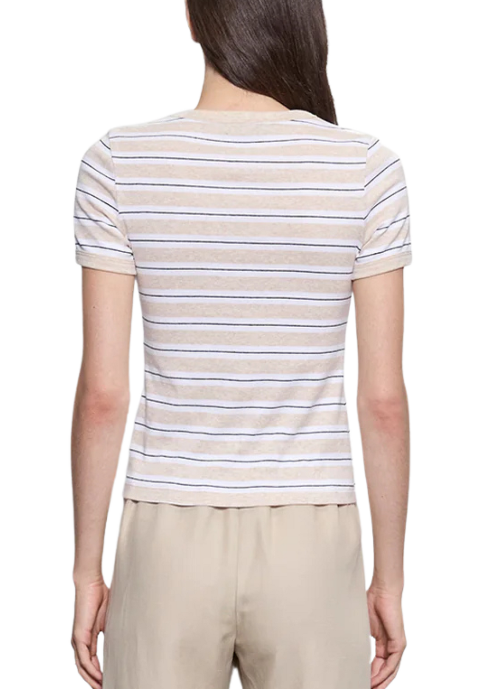 Enza Costa Enza Costa S/S Stripe Tee