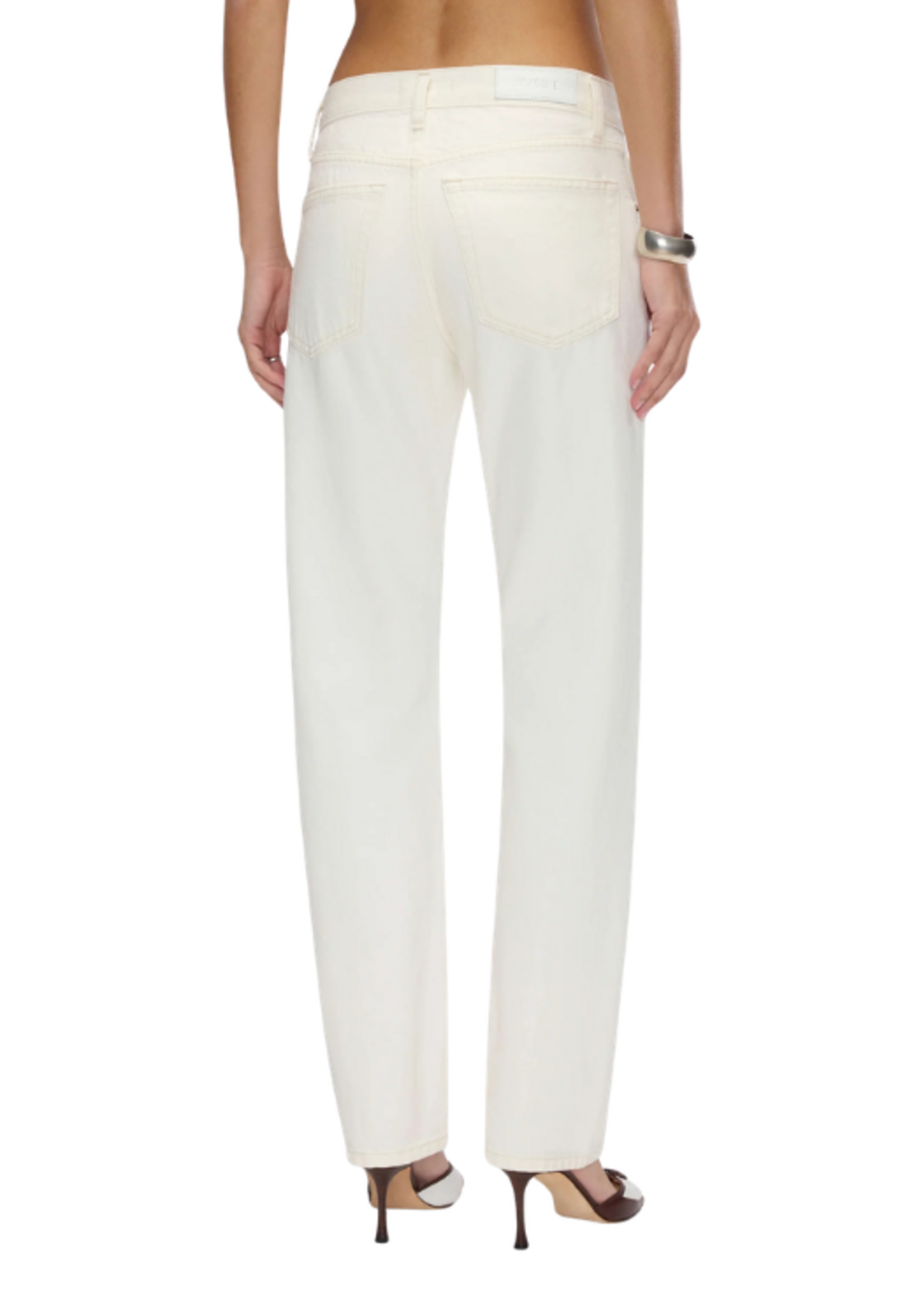 Re/Done Re/Done Mid Rise Blondie Crop Jean