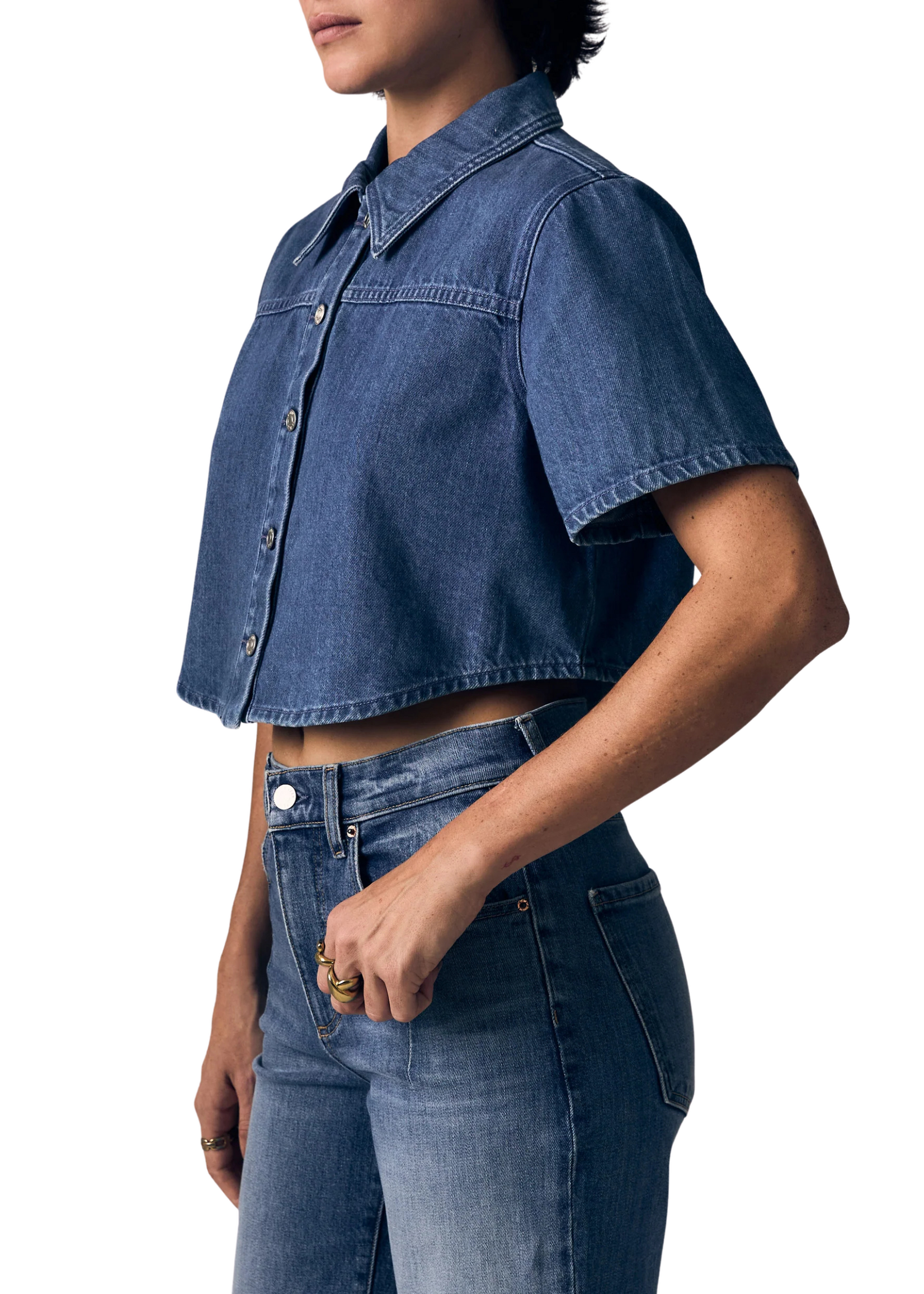 Le Jean Le Jean S/S Swing Shirt