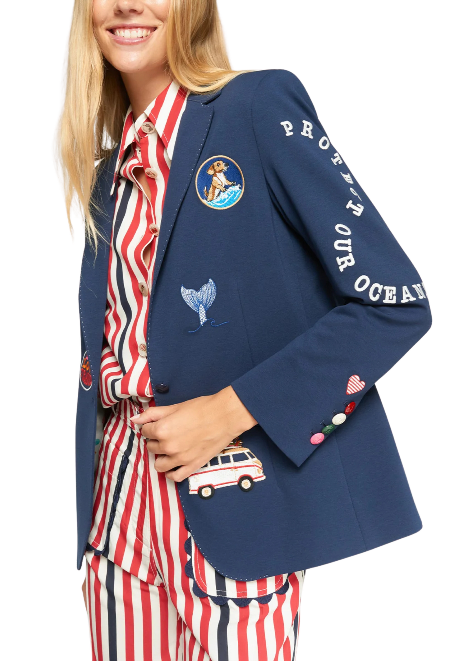 Vilagallo Vilagallo Patch Blazer