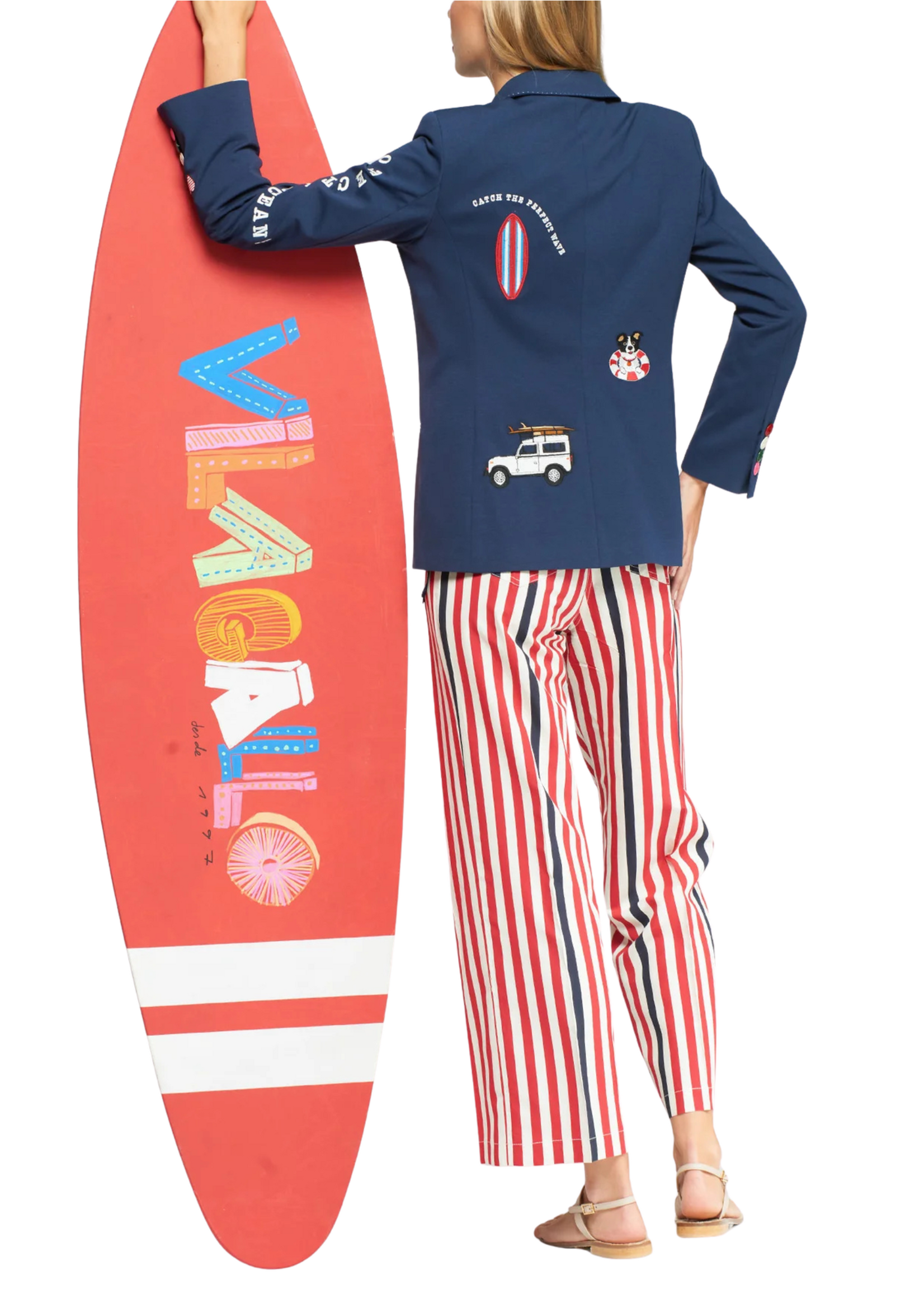 Vilagallo Vilagallo Patch Blazer