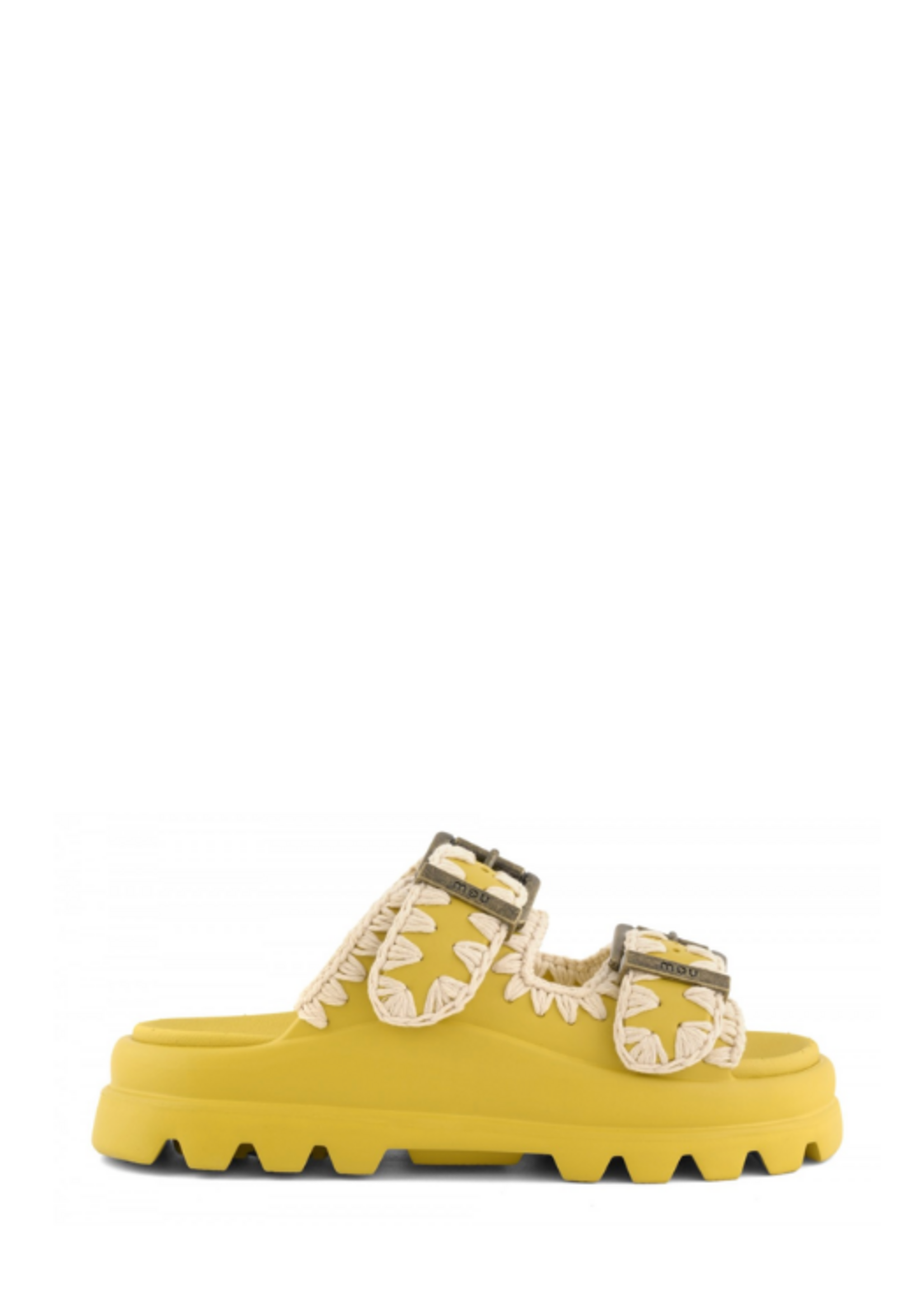 Mou MOU Eva Two Buckle Slide