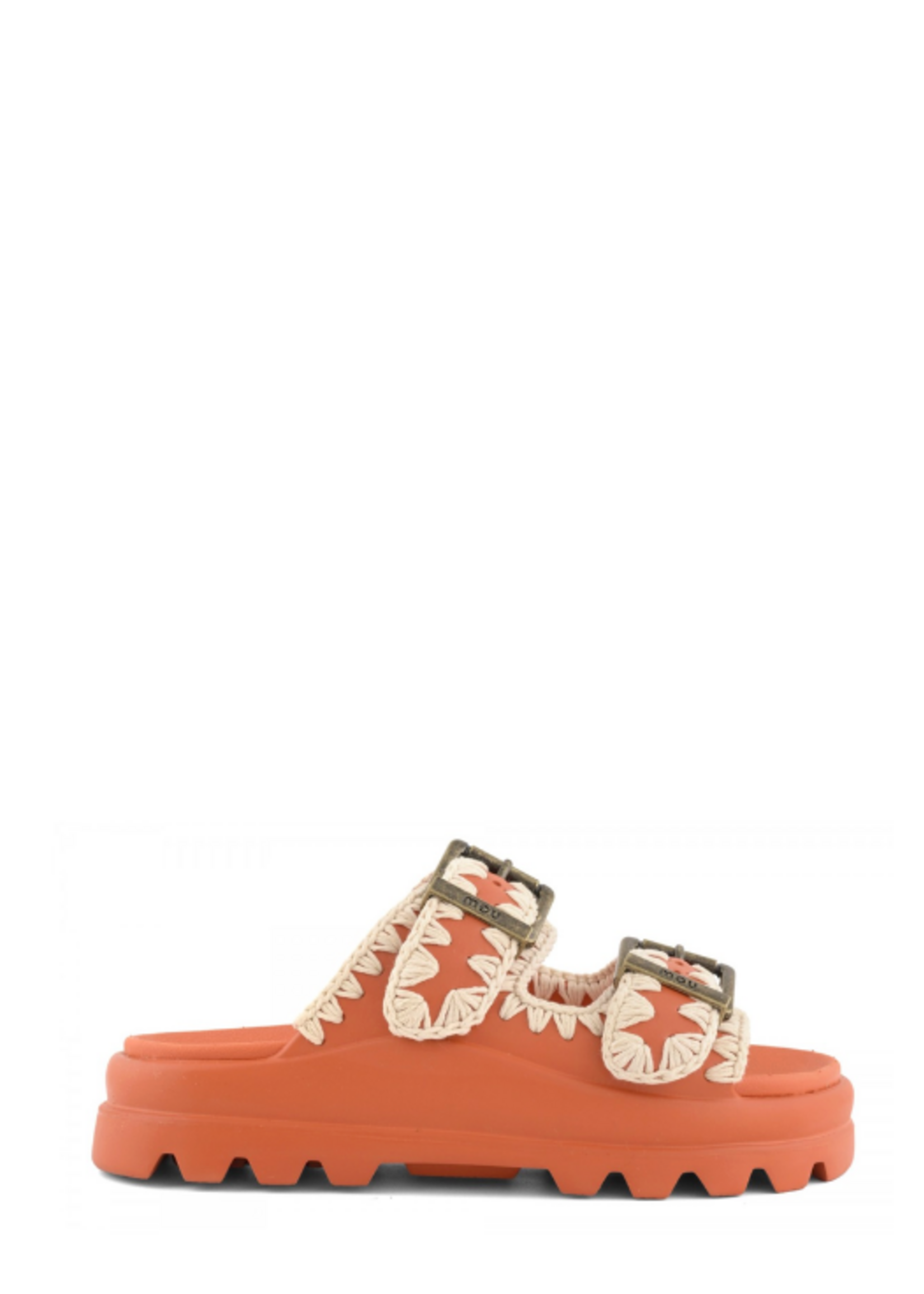 Mou MOU Eva Two Buckle Slide