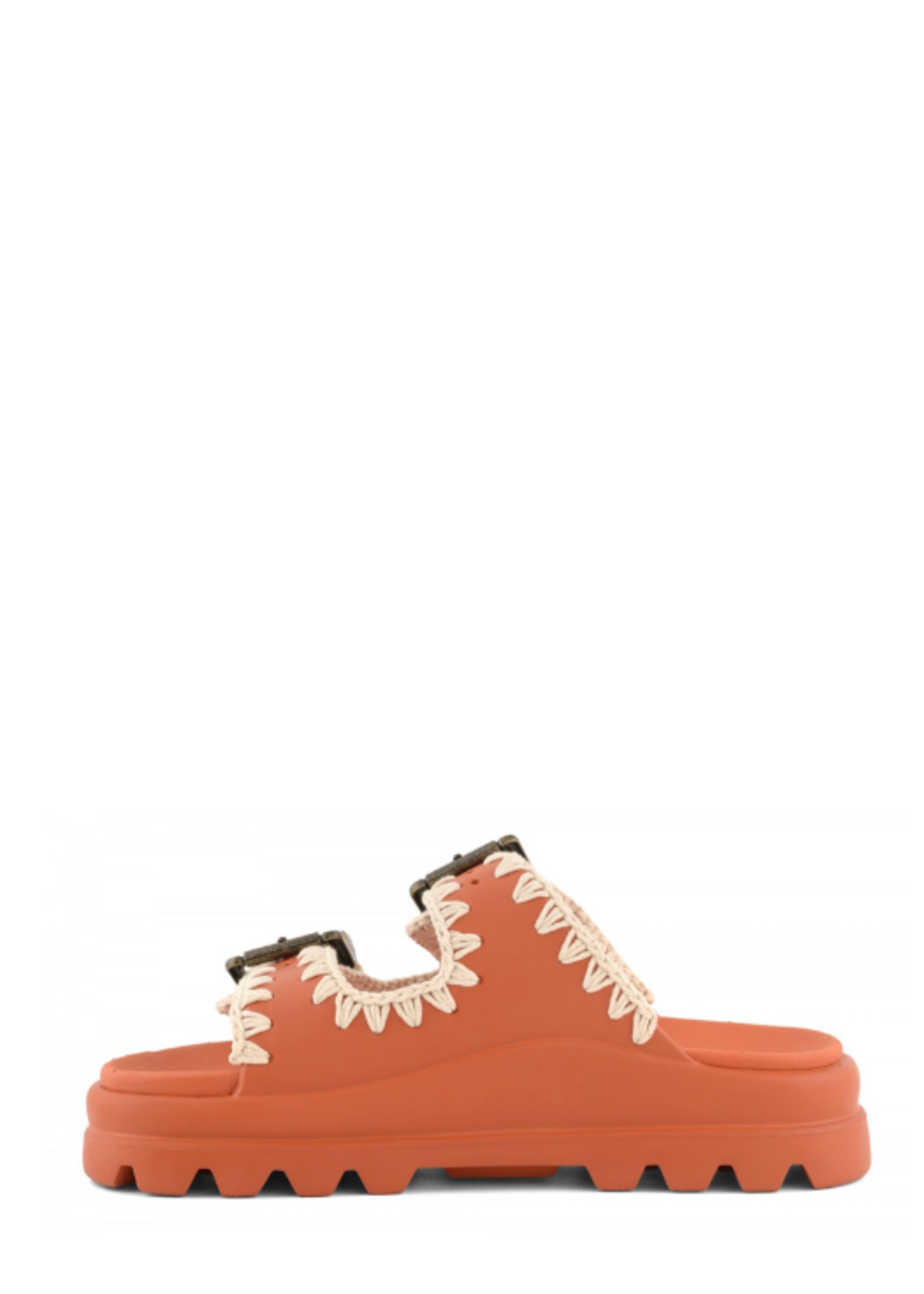 Mou MOU Eva Two Buckle Slide