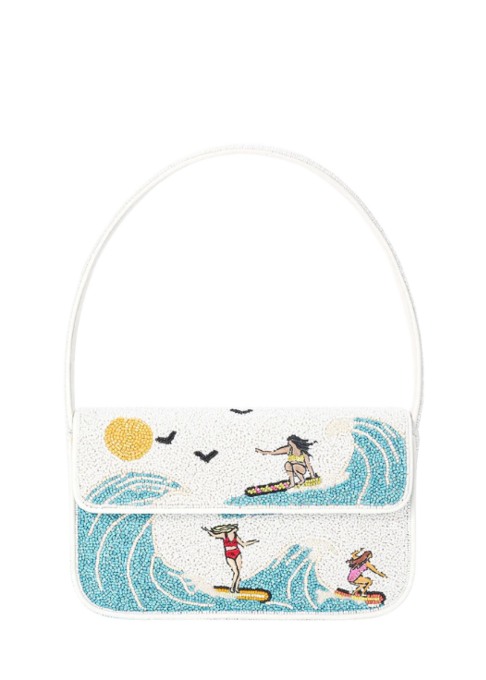 STAUD Staud Tommy Beaded Bag