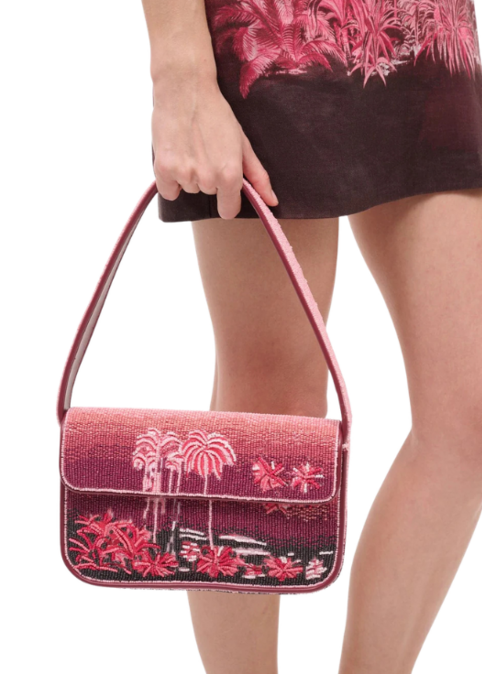 STAUD Staud Tommy Beaded Bag