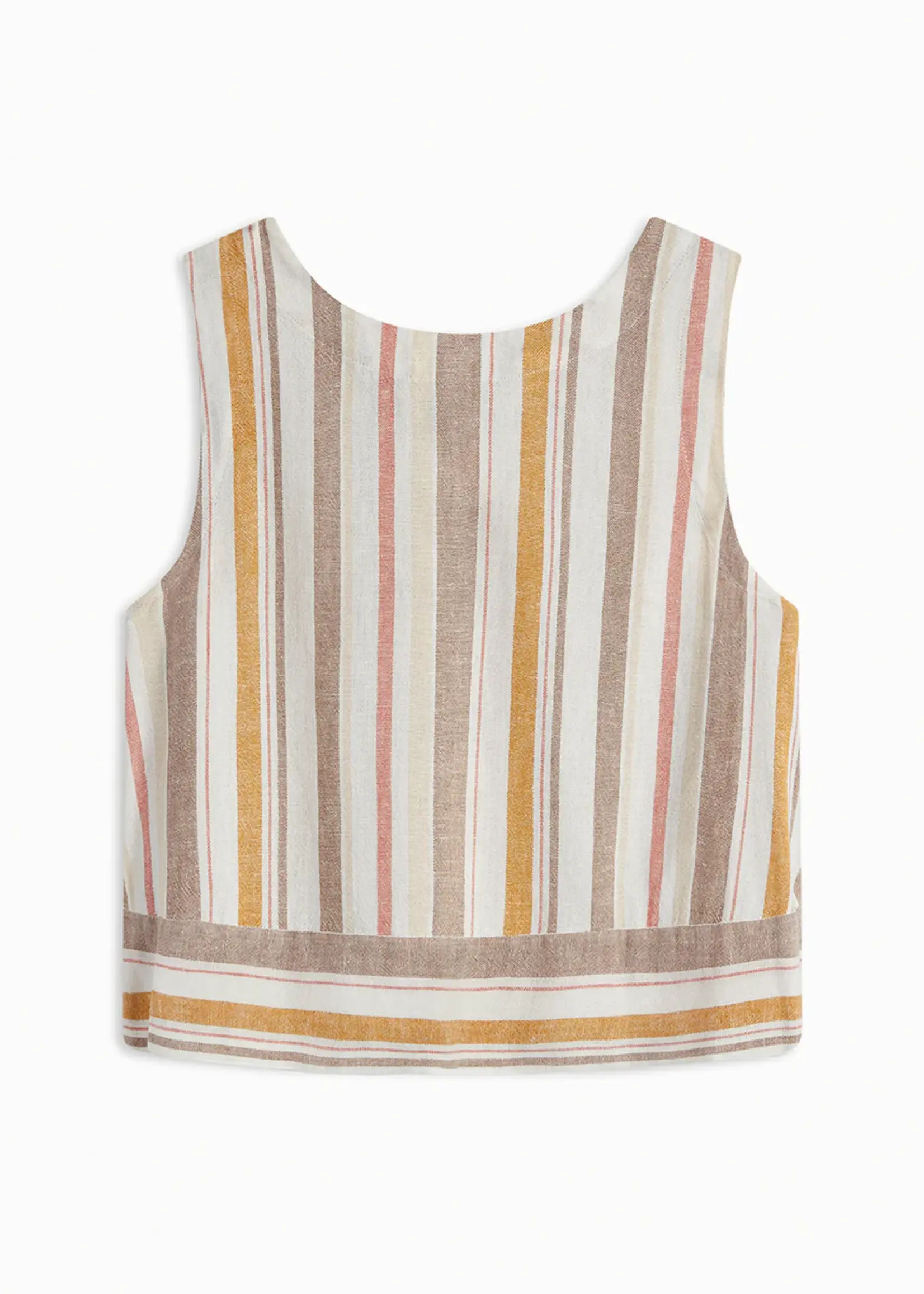 Margaret O'Leary MOL Avery Button Back Tank