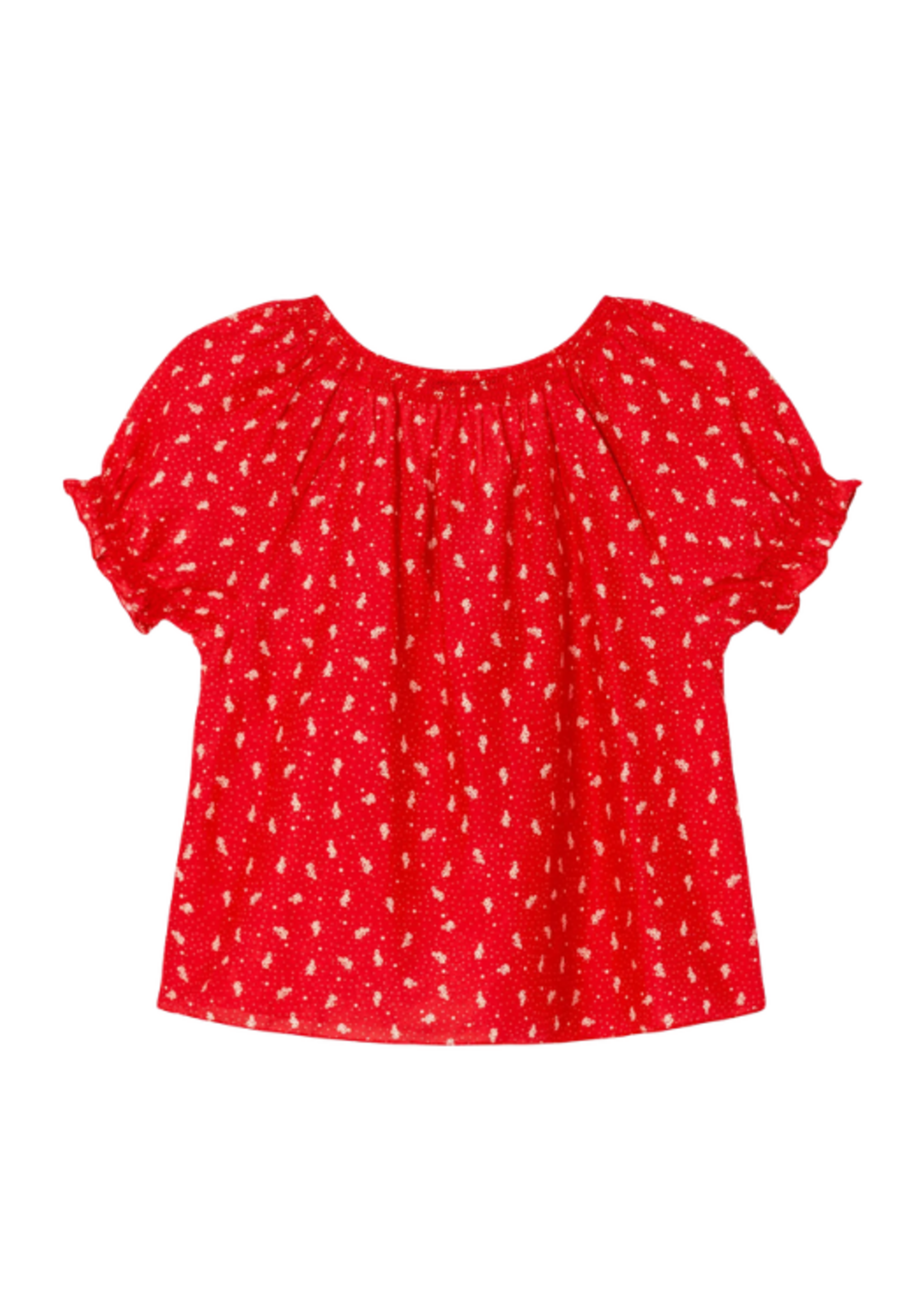 Re/Done Re/Done Katie Embroidered Top