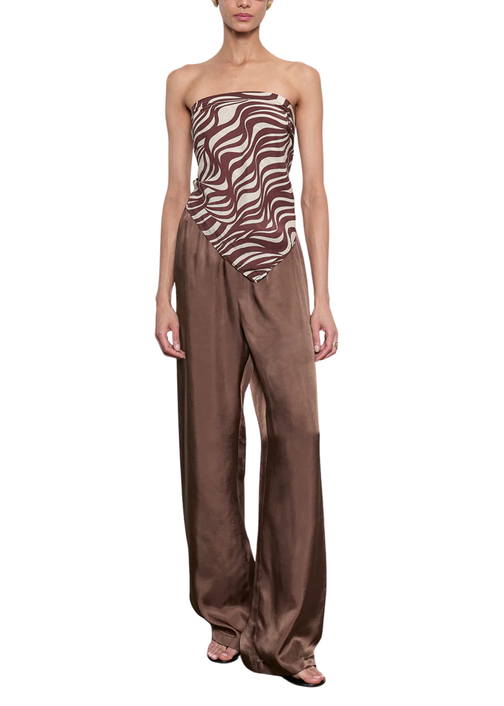 Enza Costa Enza Costa  Print Scarf Top