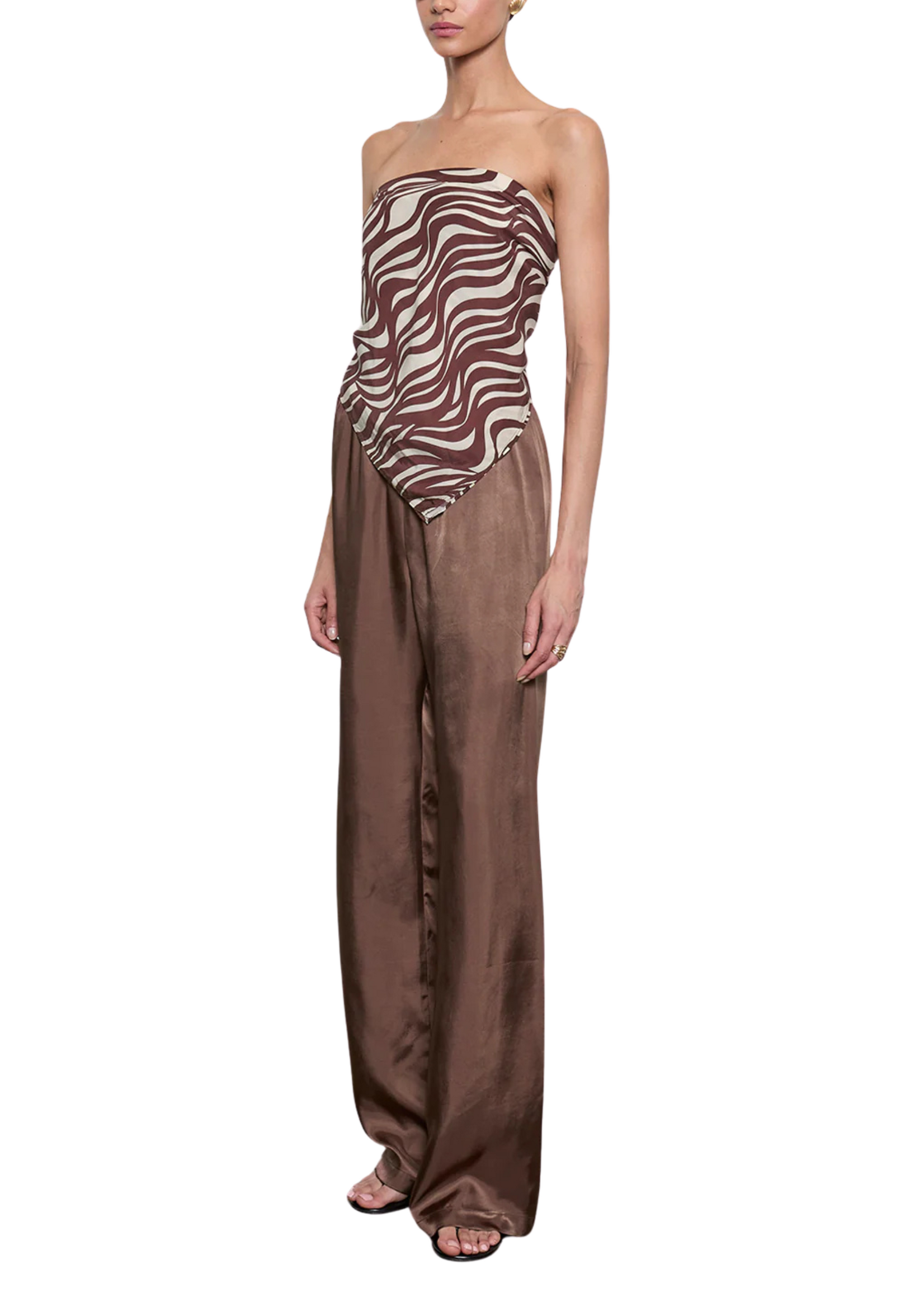 Enza Costa Enza Costa  Print Scarf Top