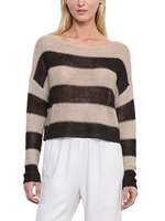 Enza Costa Enza Costa Stripe Linen Sweater