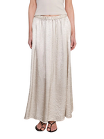Enza Costa Enza Costa Satin Celeste Skirt