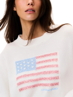 Love Shack Fancy LSF Ty Flag Pullover