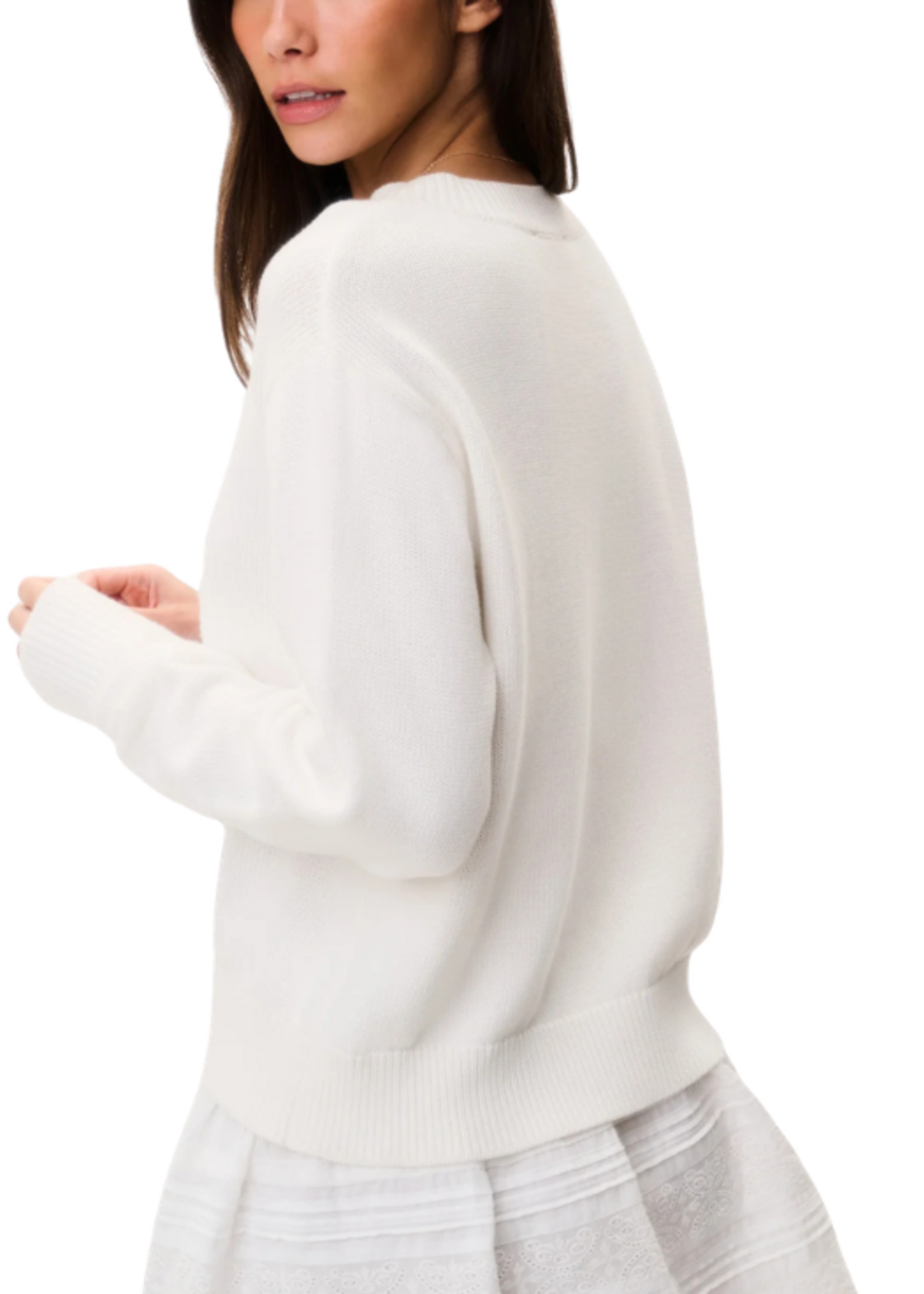 Love Shack Fancy LSF Ty Flag Pullover