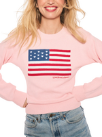 Love Shack Fancy LSF Ty Flag Pullover Sweater
