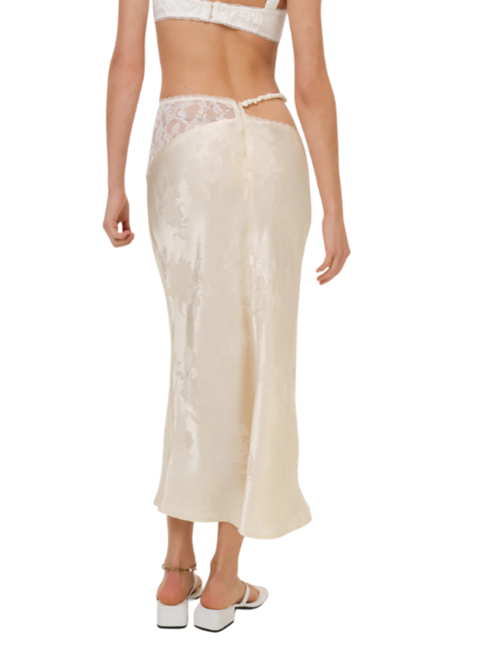 For Love & Lemons FLL Adrift Midi Skirt