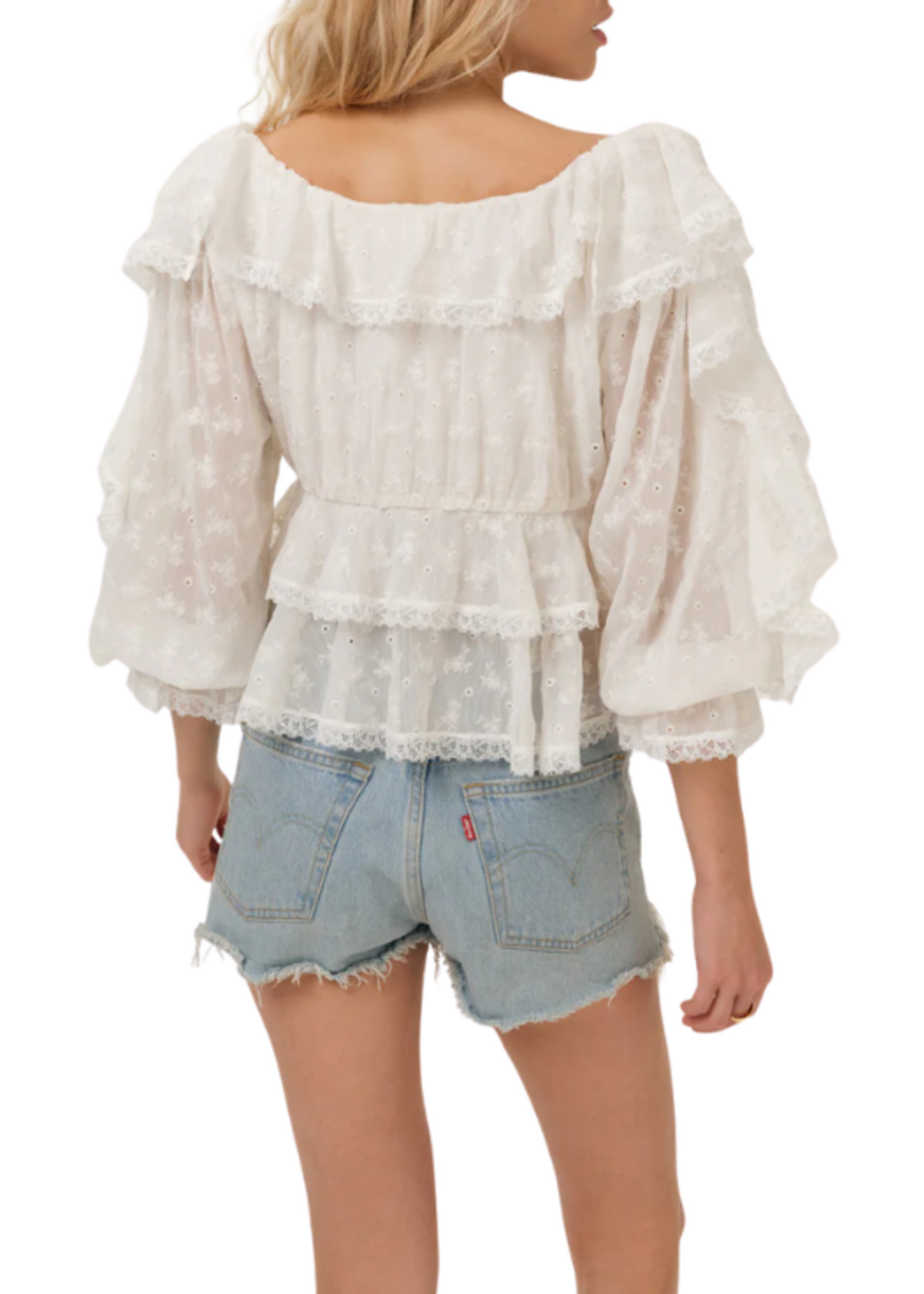 For Love & Lemons FLL  Lilou Top