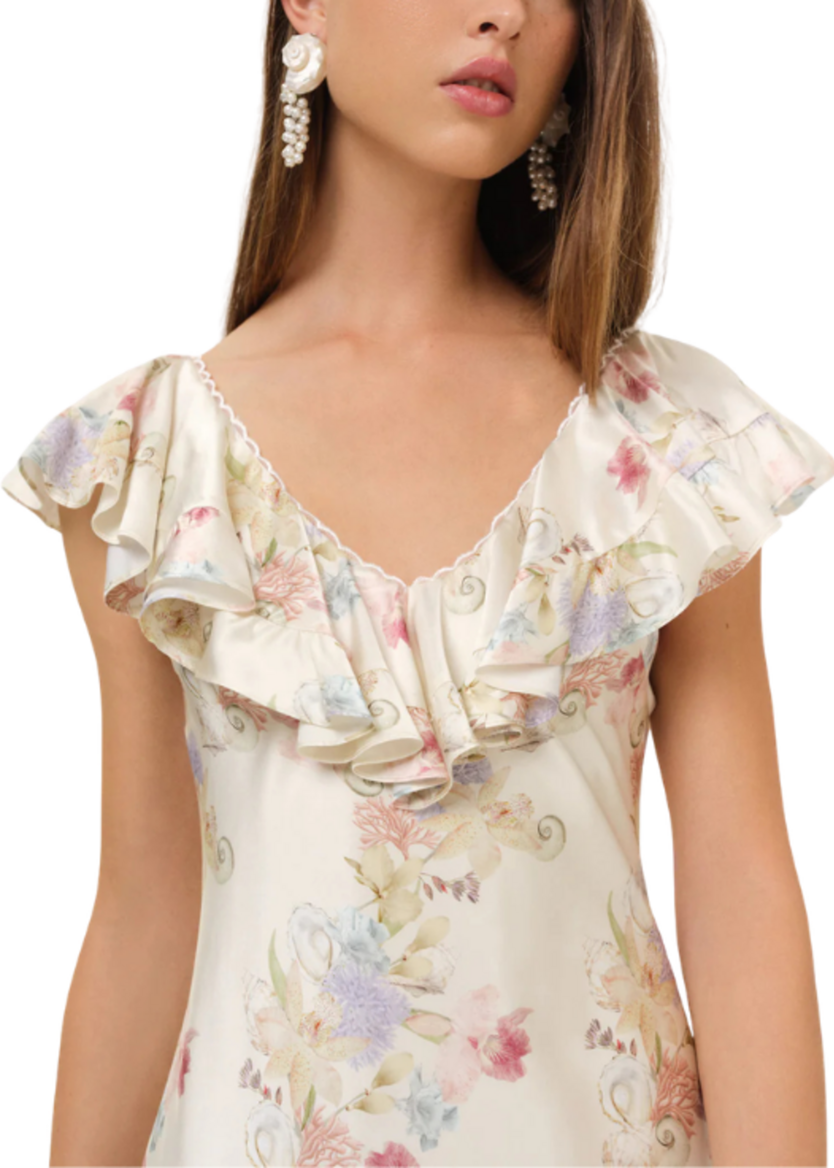 For Love & Lemons FLL Lulu Shell Mini Dress