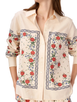CAMI NYC Cami Rafella Silk Cotton Top