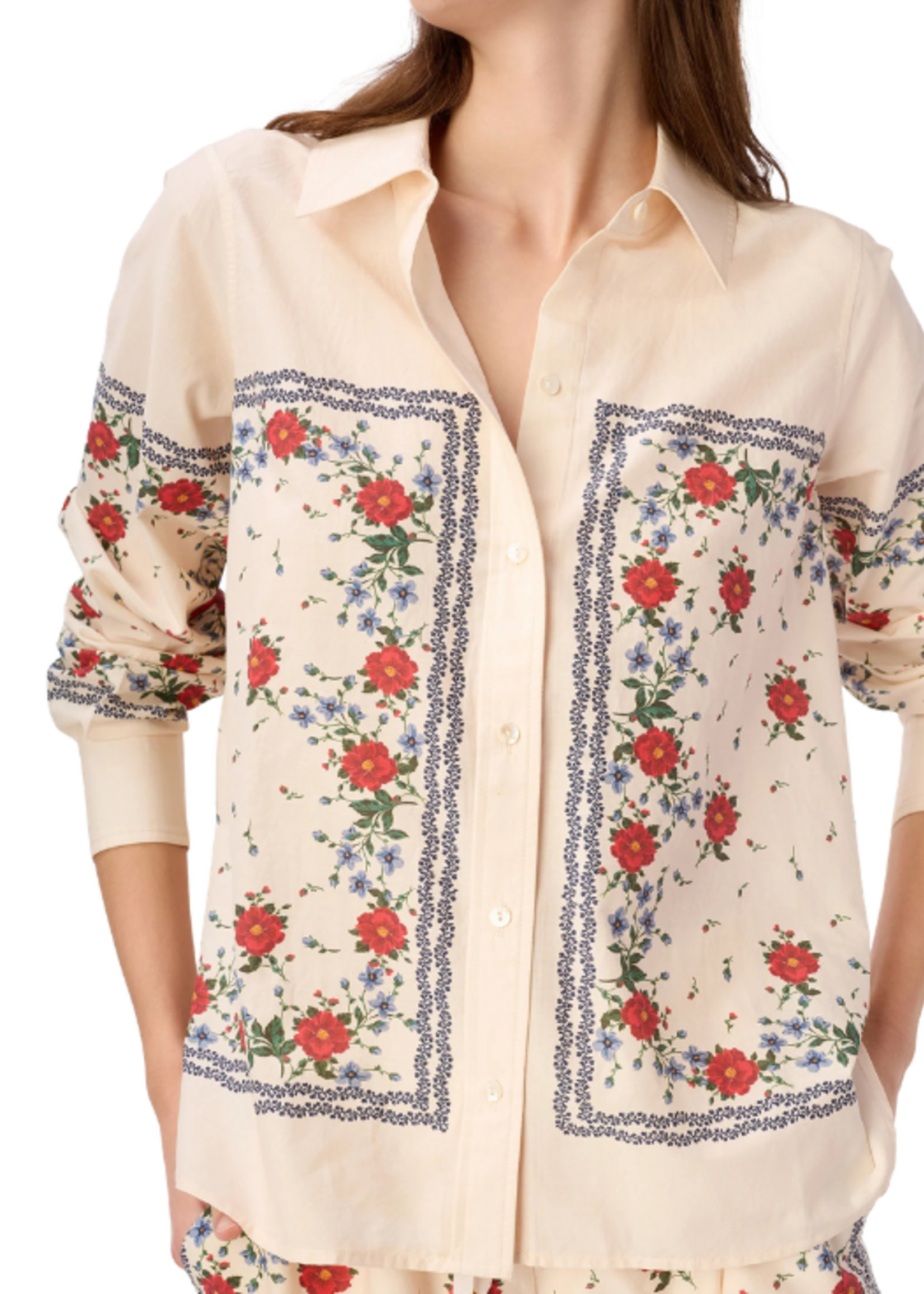 CAMI NYC Cami Rafella Silk Cotton Top
