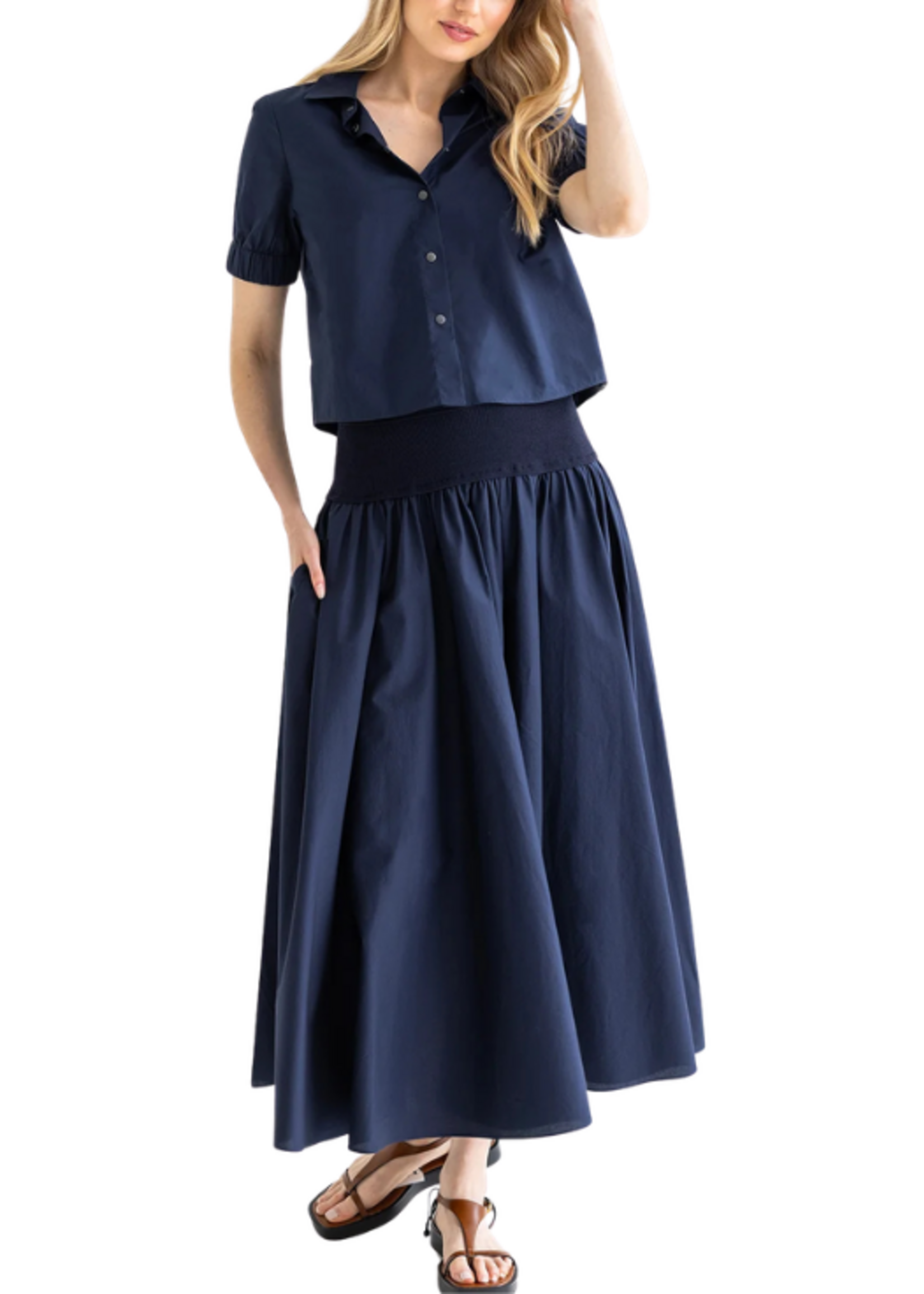 Go Silk Go Silk Yoke Skirt