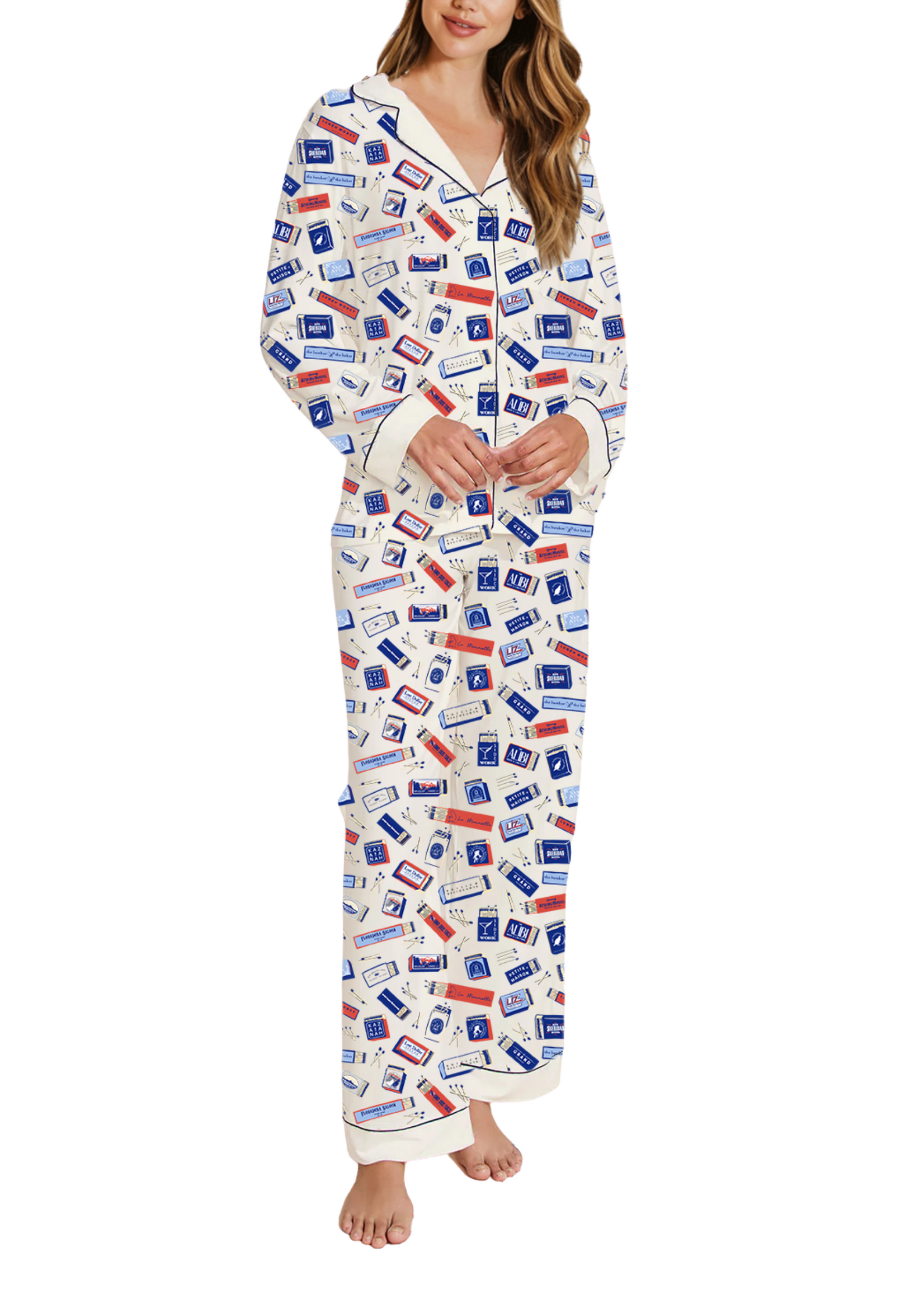 Sleepy Saturday Sleepy Saturday Long Telluride PJ Set
